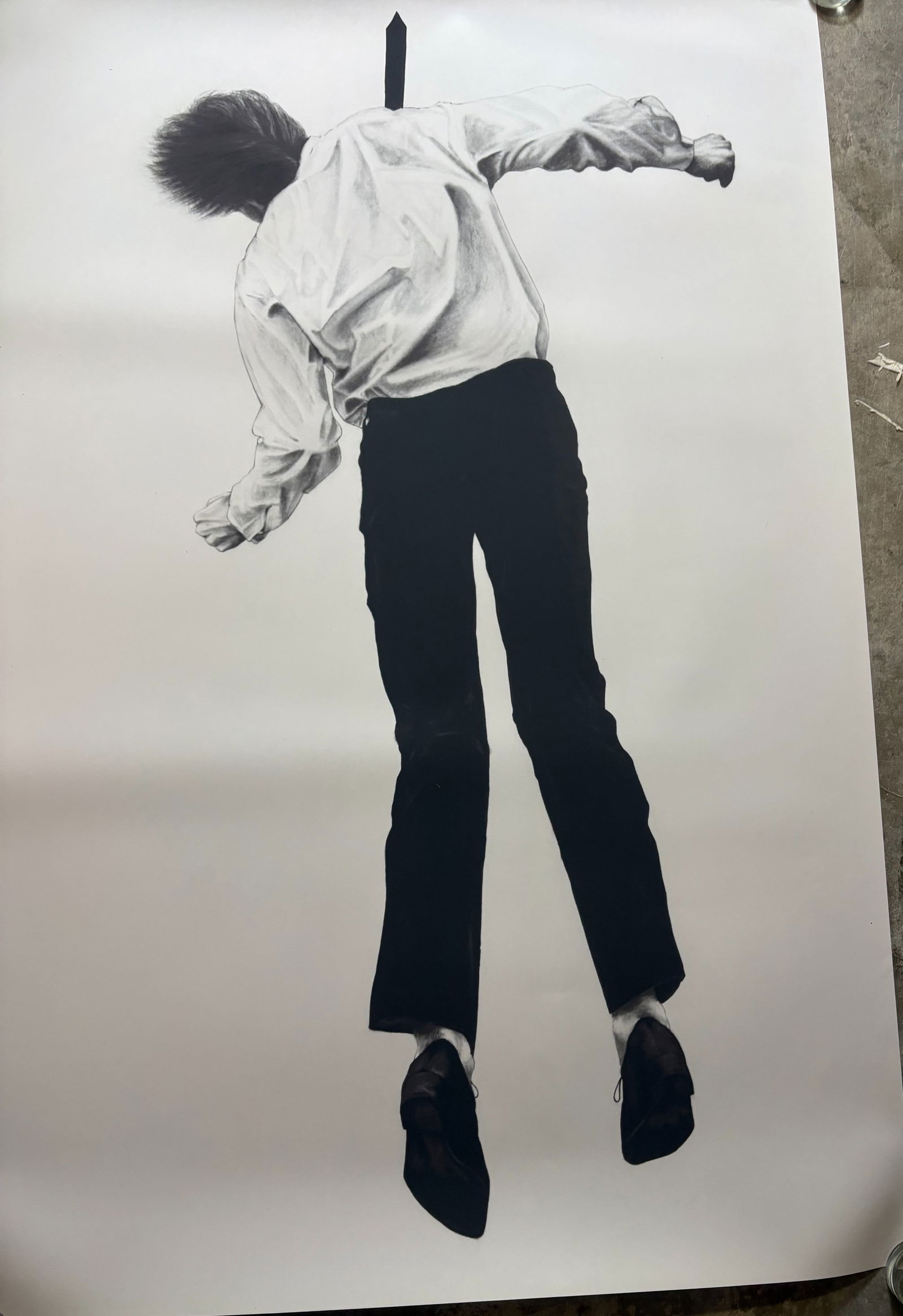 ROBERT LONGO FALLING MAN PRINT (1 of 2)