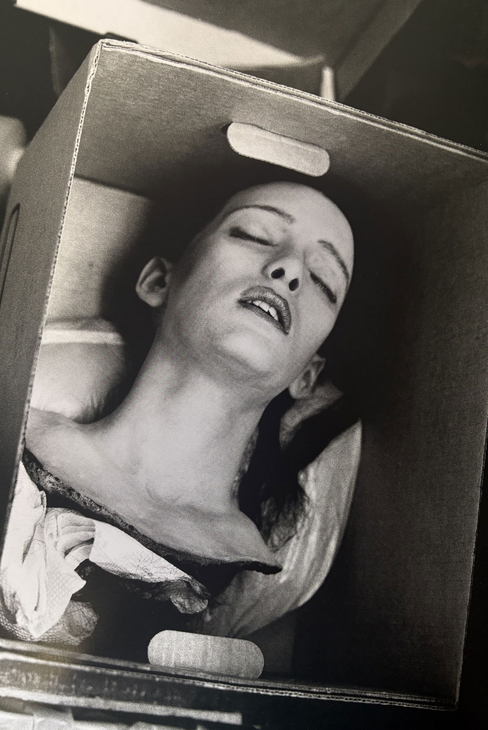 HELMUT NEWTON WINONA RYDER DUOTONE PRINT (1 of 1)