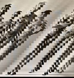 HELMUT NEWTON SIE KOMMEN NAKED PHOTO LITHO