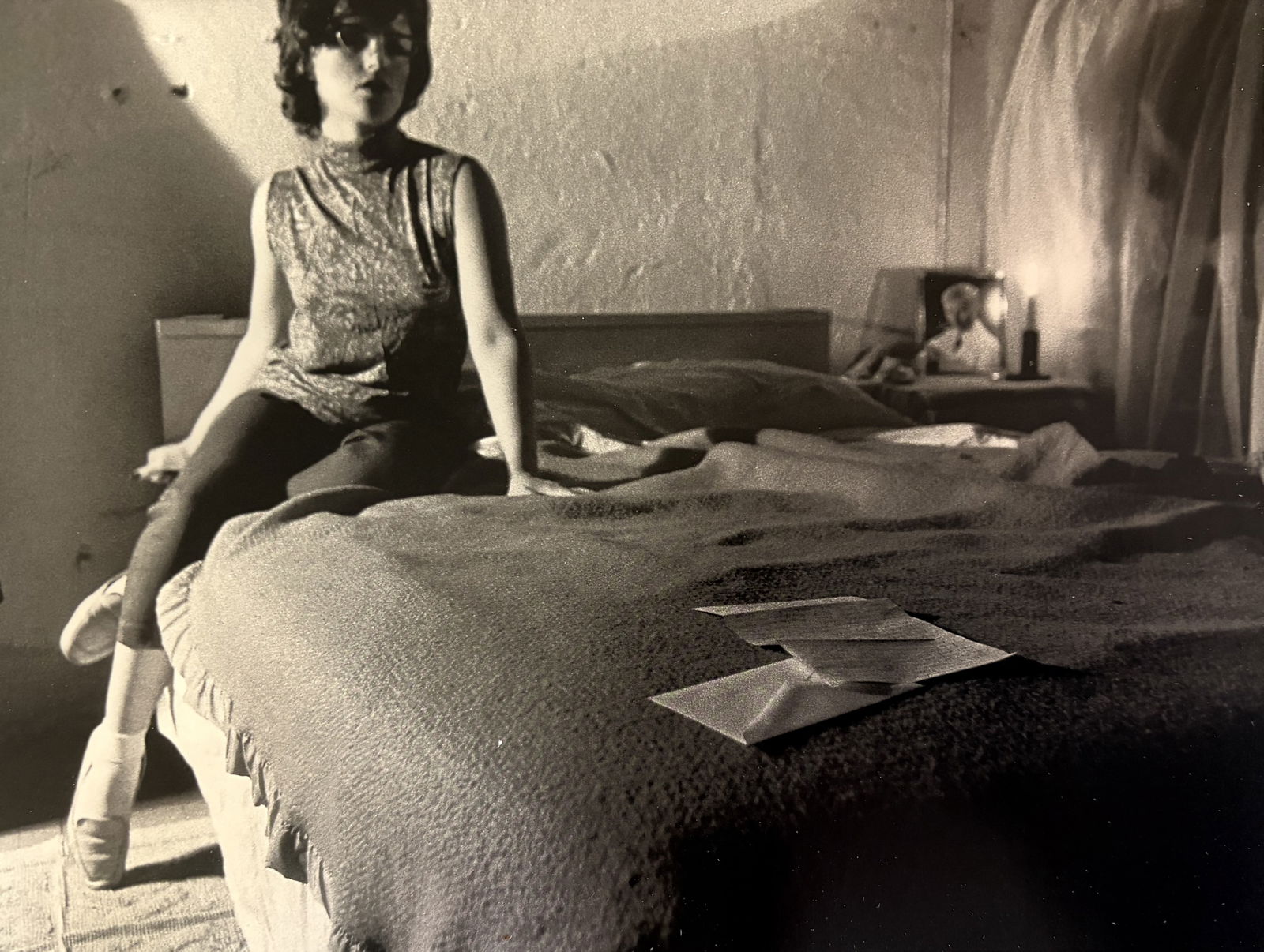 CINDY SHERMAN UNTITLED FILM STILL #33 PHOTO LITHO: Cindy Sherman Untitled Film Still #33 Photo Litho mounted to board measuring at 6.25x8 inches.