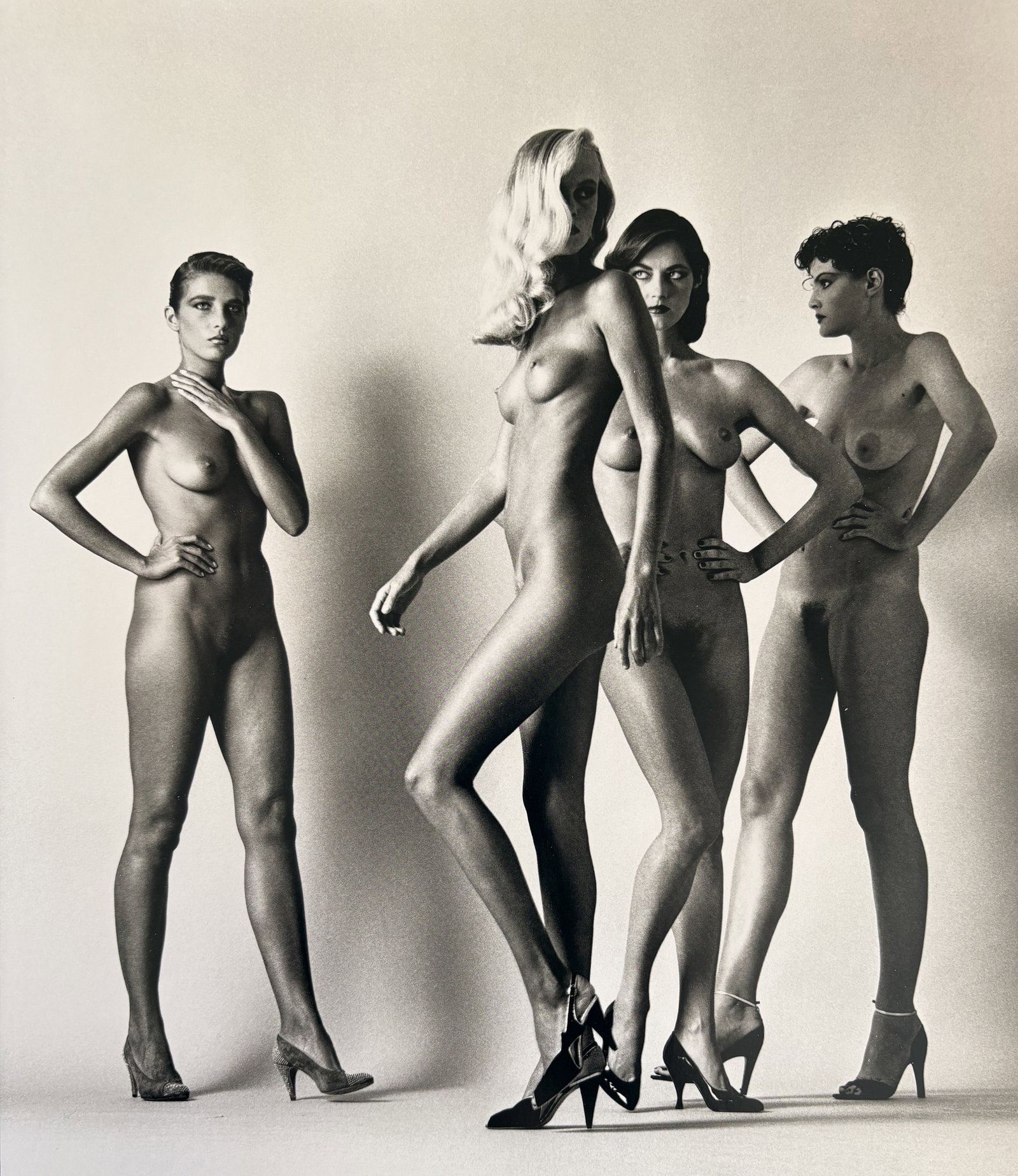 HELMUT NEWTON WALKING WOMAN PHOTO LITHO (1 of 1)