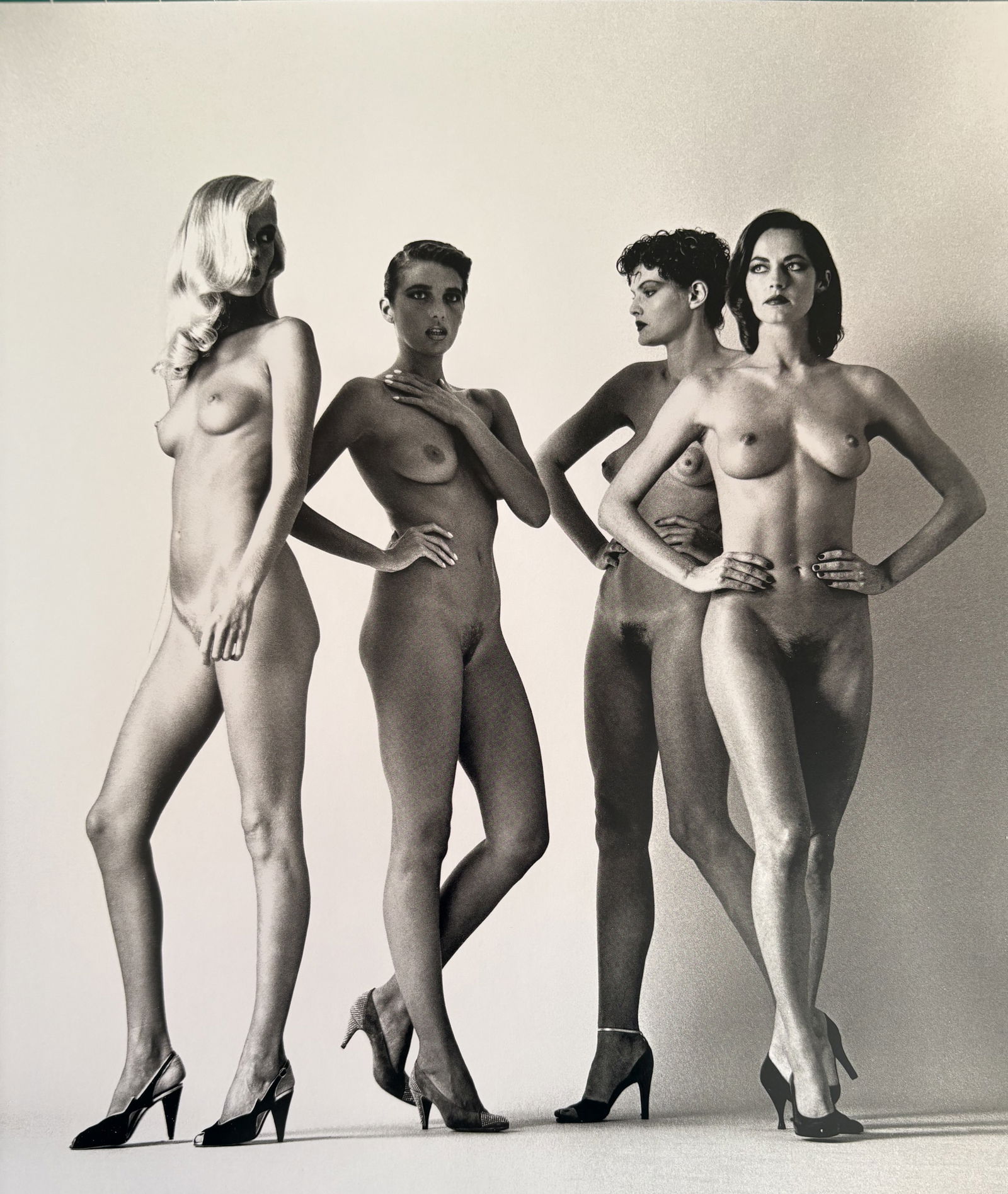 HELMUT NEWTON WALKING WOMAN PHOTO LITHO (1 of 1)