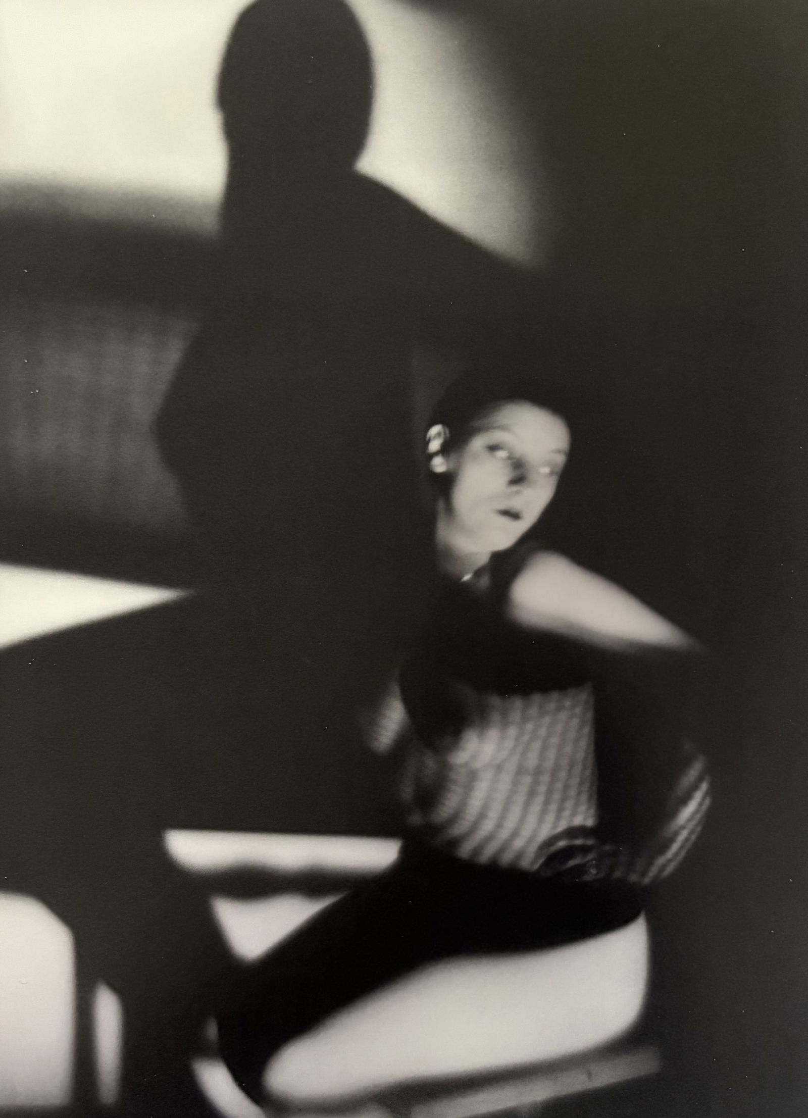 MAN RAY CPM RISQUE PHOTO LITHO: Man Ray CPM Risque Photo Litho mounted to board measuring at 6.25x8 inches.