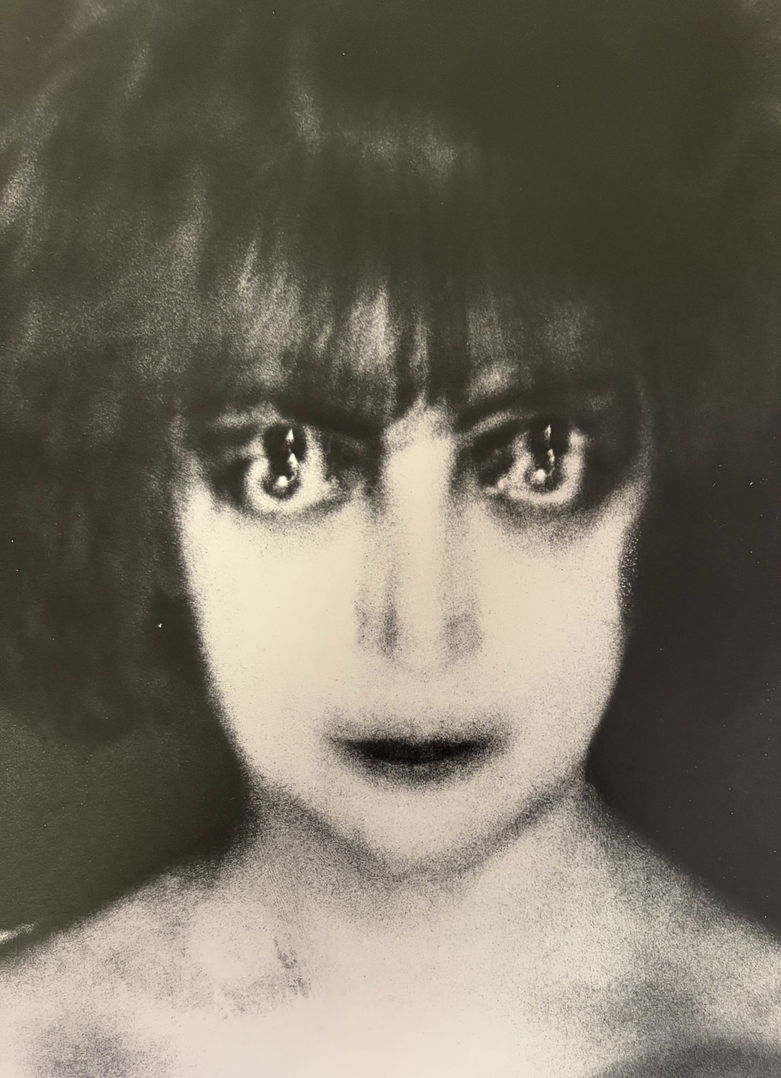 MAN RAY MARQUISE CASATI PHOTO LITHO: Man Ray Marquise Casati Photo Litho mounted to board measuring at 6.25x8 inches.