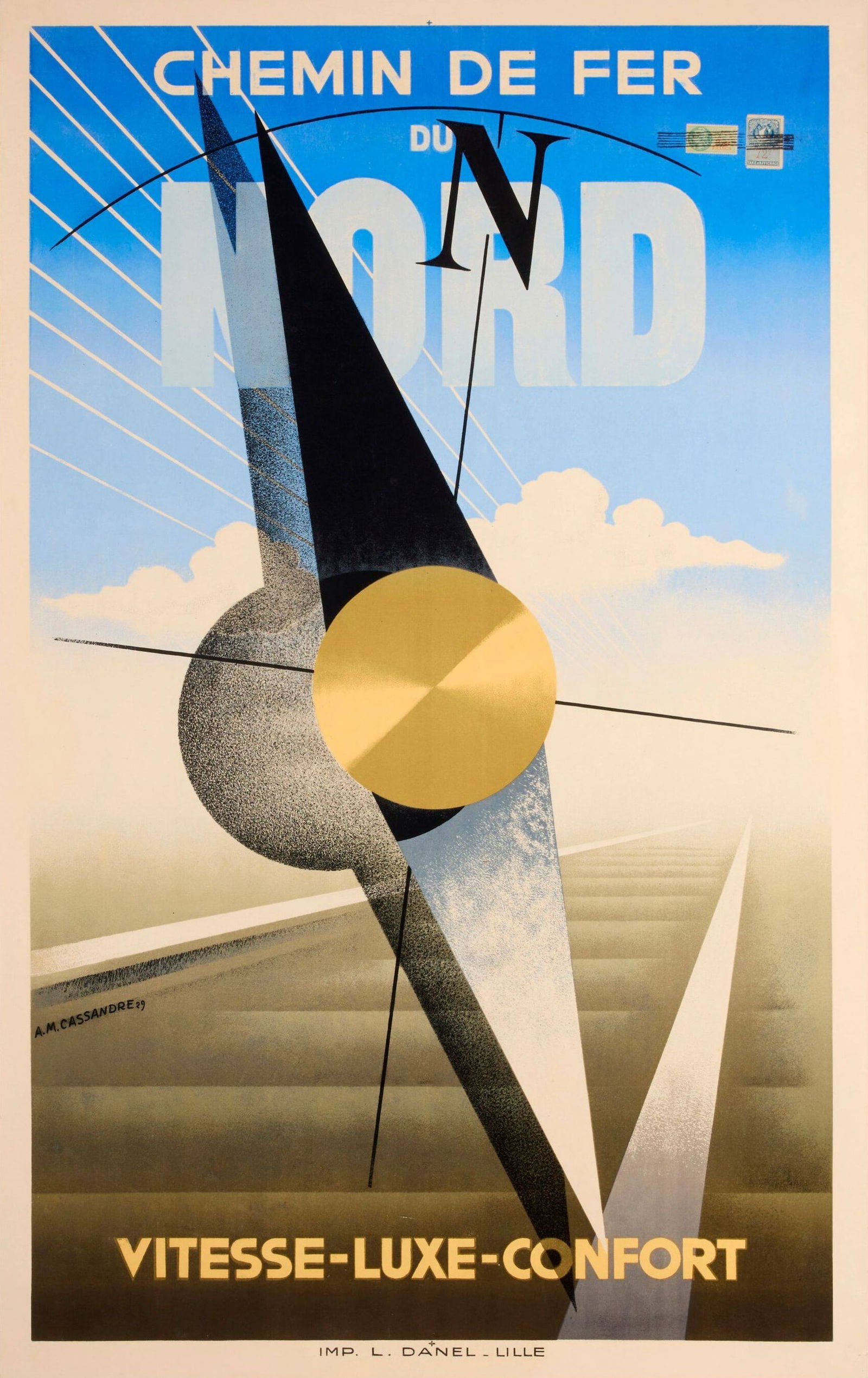 AM CASSANDRE CHEMIN DER FER DU NORD POSTER PRINT (1 of 1)