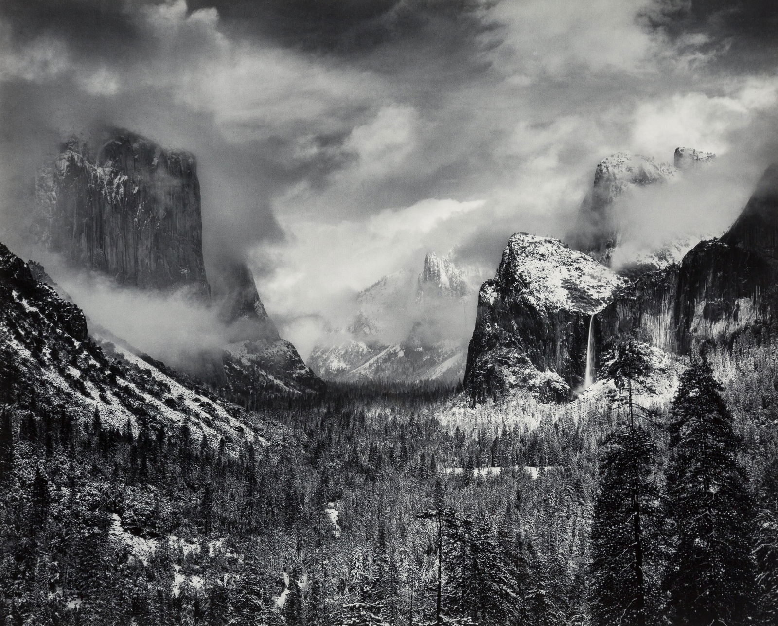 ANSEL ADAMS CLEARING WINTER STORM PRINT (1 of 1)