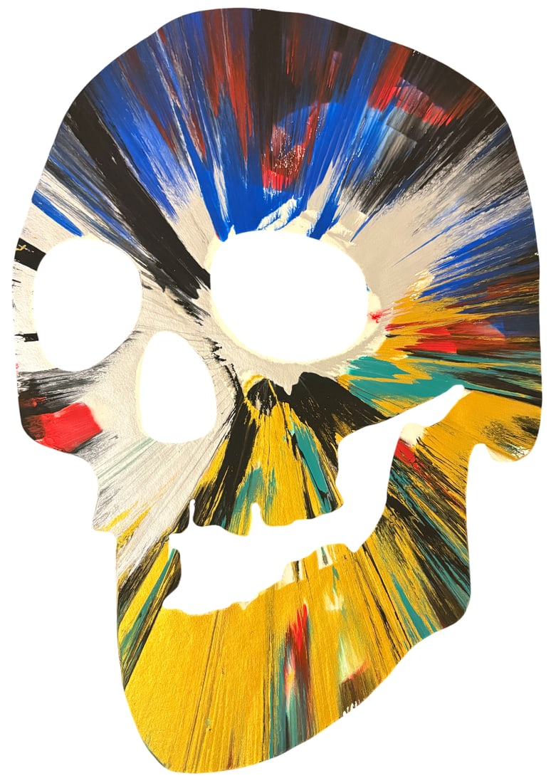 DAMIEN HIRST SKULL PAINTING (1 of 3)