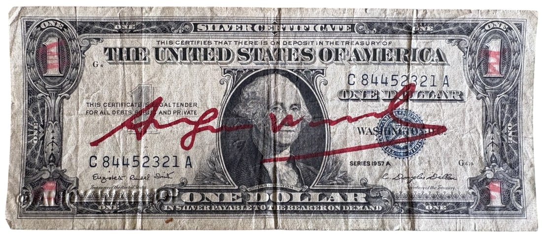 ANDY WARHOL DOLLAR BILL (1 of 3)