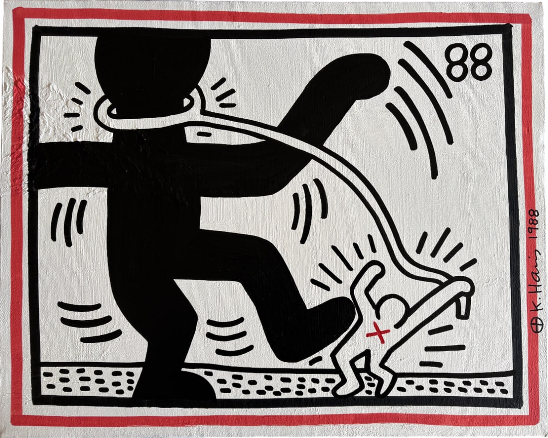 KEITH HAIRNG CANVAS PAINTING (1 of 2)