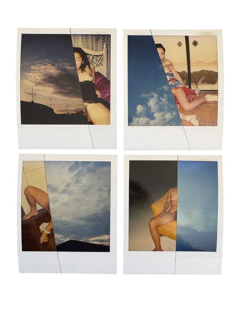 NOBUYOSHI ARAKI C TYPE POLAROID PRINTS: Nobuyoshi Araki C Type Polaroids Prints each measuring at 3.5x4.25 inches