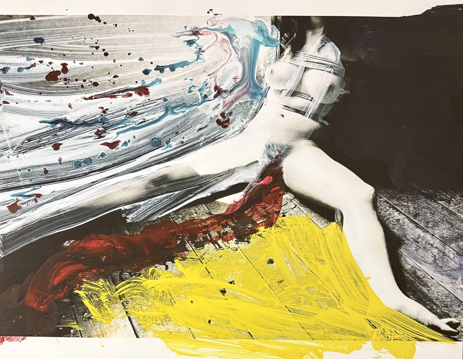 NOBUYOSHI ARAKI UNTITLED PRINT: Nobuyoshi Araki Untitled Print mounted to board measuring at 11x14 inches