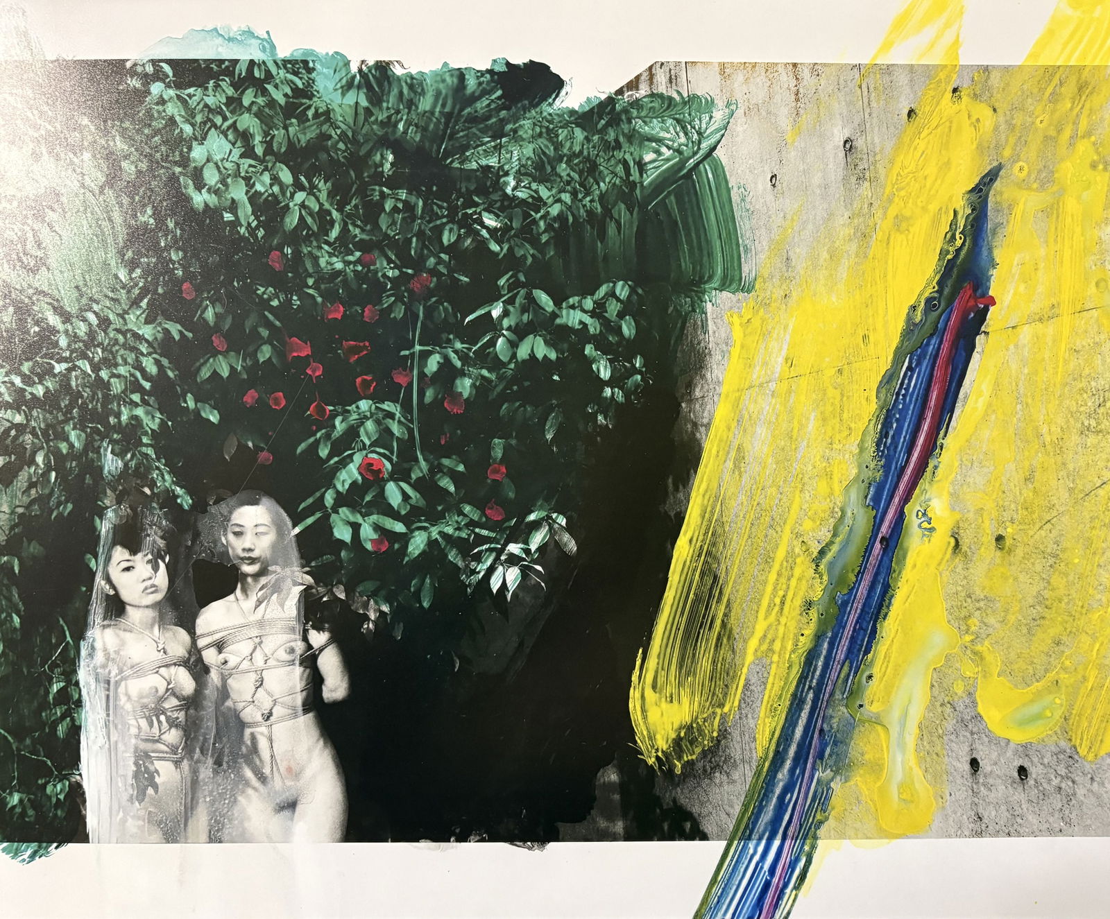 NOBUYOSHI ARAKI UNTITLED PRINT: Nobuyoshi Araki Untitled Print mounted to board measuring at 11x14 inches