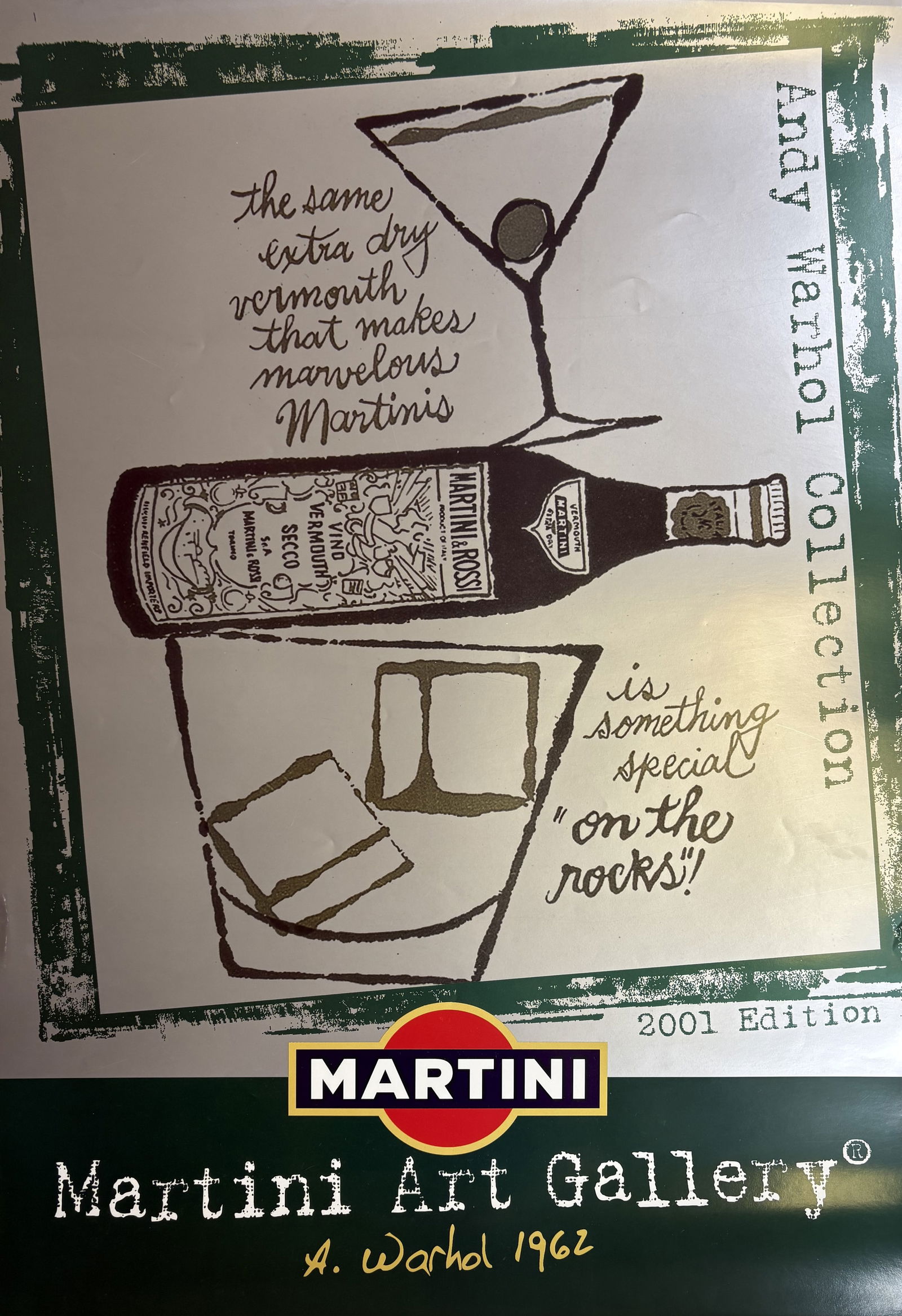 ANDY WARHOL MARTINI GALLERY POSTER (1 of 2)