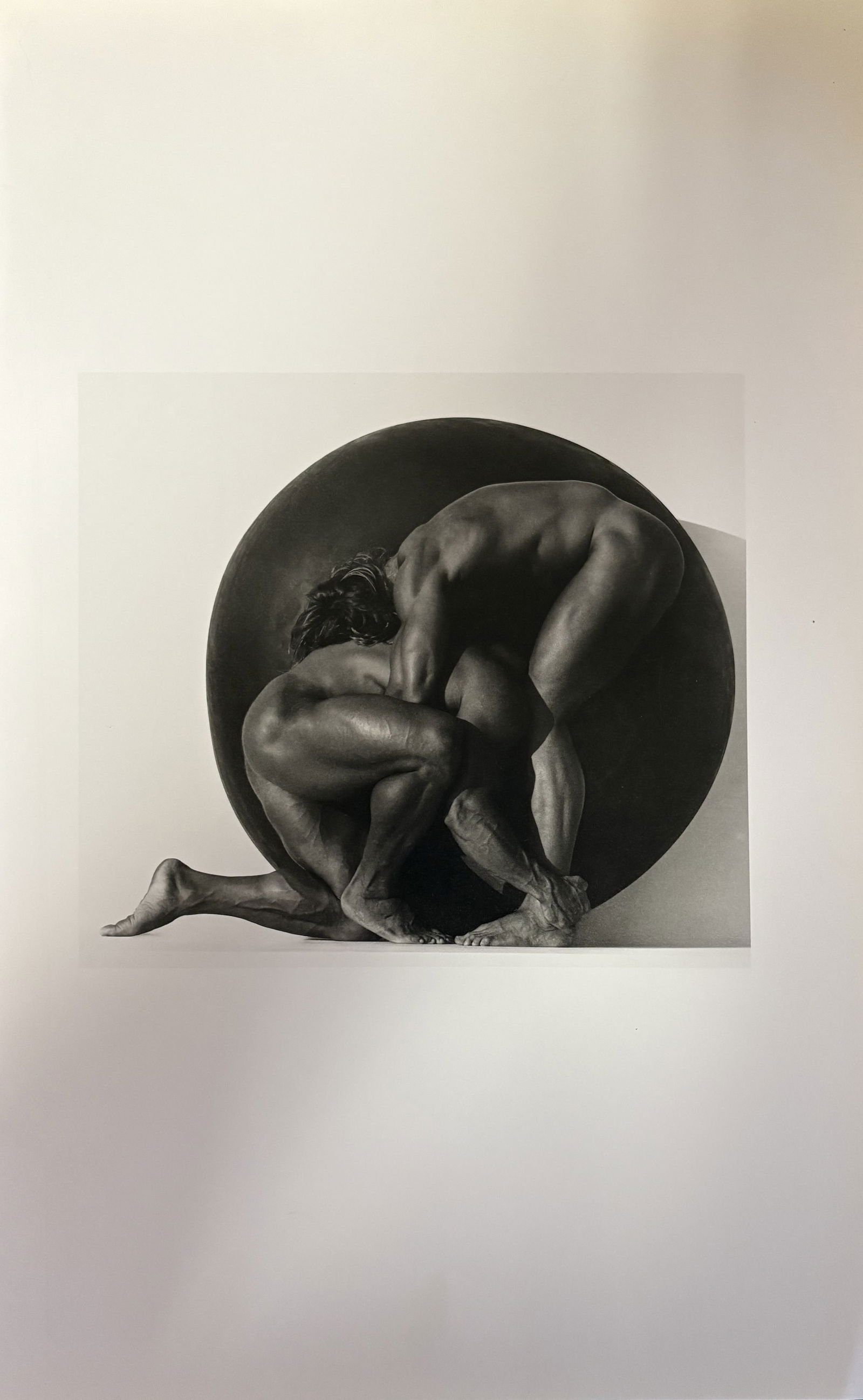 HERB RITTS BOB AND ROD GRAVURE: Herb Ritts Bob and Rod Gravure mounted to board measuring at 9.5x15 inches