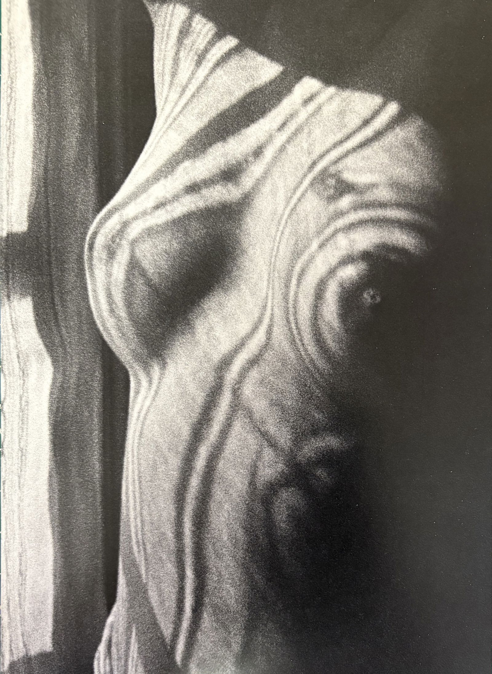 MAN RAY NUDE AT WINDOW PHOTO LITHO: Man Ray Nude at Window Photo litho mounted to board measuring at 6.25x8 inches