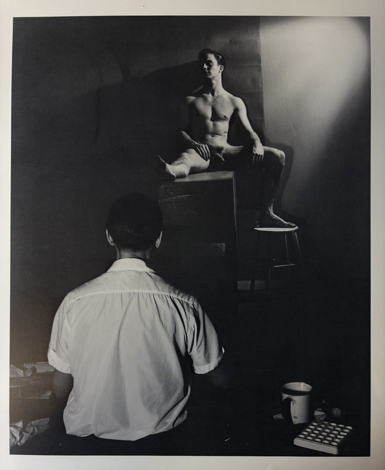 GEORGE PLATT LYNES PAUL CADMUS DRAWING RALPH MCWILLIAMS GRAVURE (1 of 1)