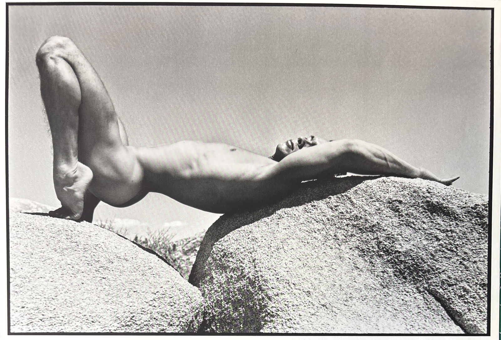 TOM BIANCHI NATURAL BRIDGE PHOTO LITHO: Tom Bianchi Natural Bridge Photo Litho mounted to same size board measuring at 6.75x9.75 inches