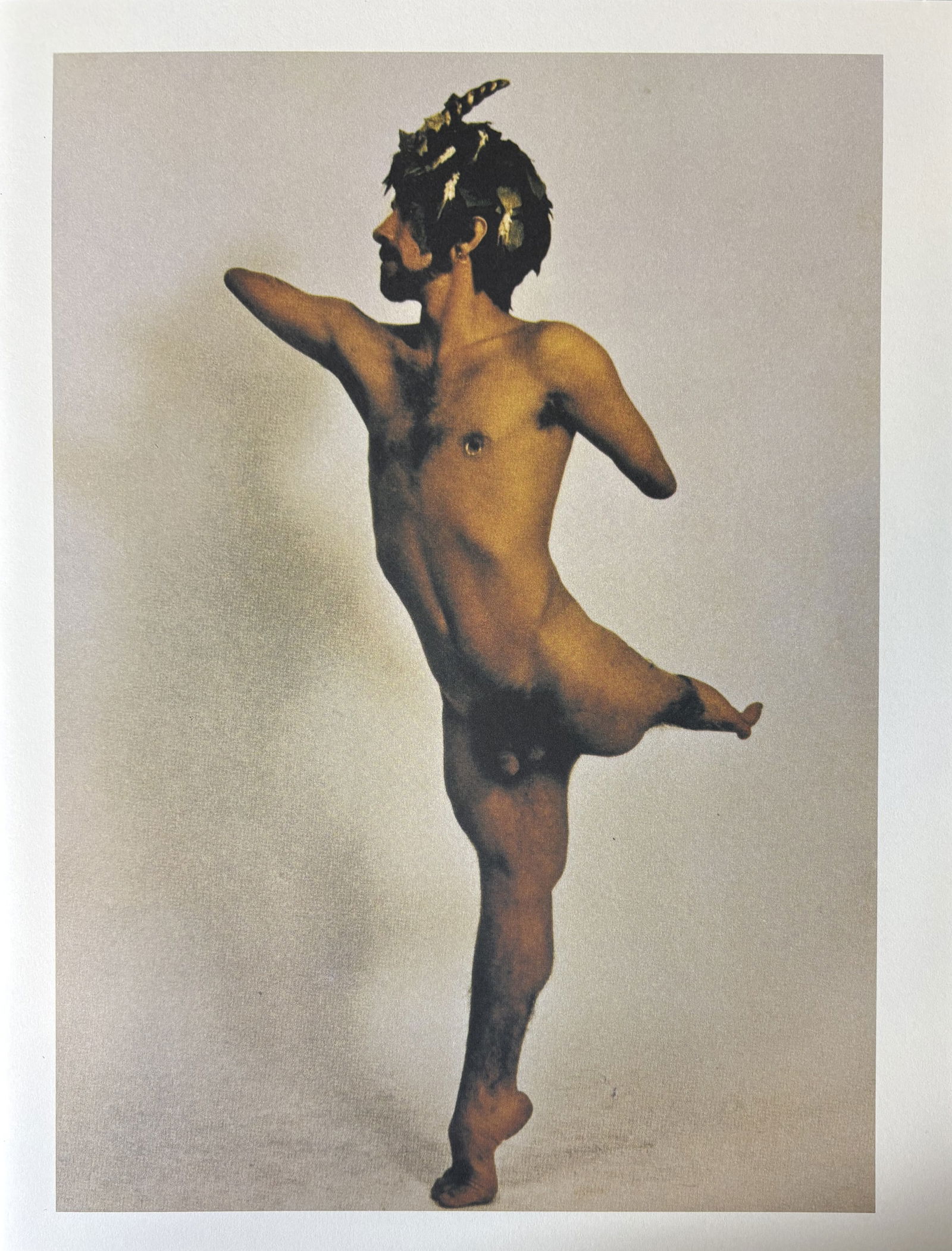 GEORGE PLATT LYNES UNTITLED GRAVURE: George Platt Lynes Untitled Gravure mounted to same size board measuring at 9x12 inches