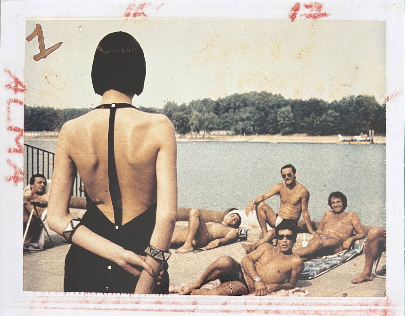 HELMUT NEWTON POLAROID PHOTO LITHO (1 of 1)