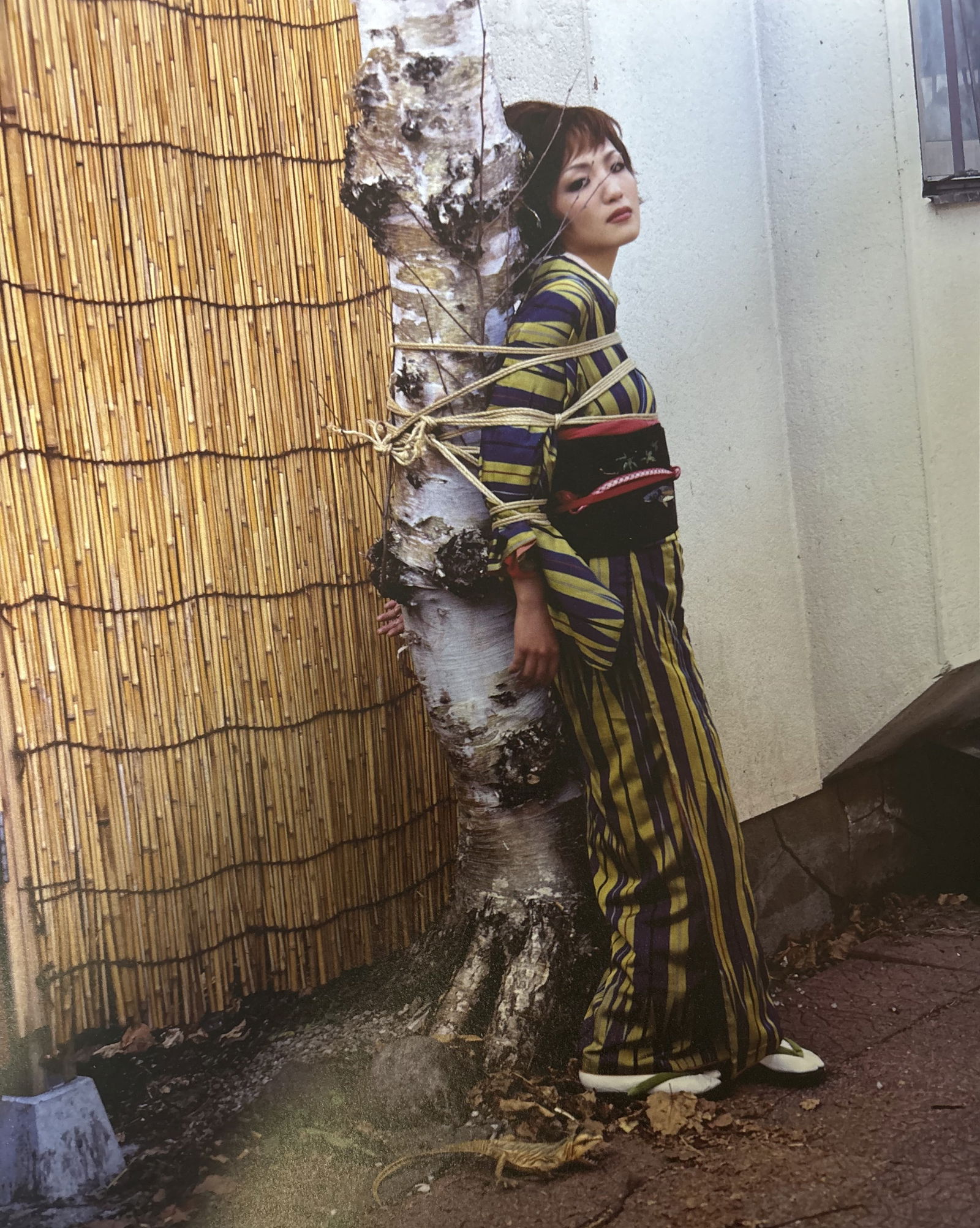 NOBUYOSHI ARAKI NUDE WOMAN PHOTO LITHO: Nobuyoshi Araki Nude Woman Photo Litho mounted to same size board measuring at 9.5x12 inches