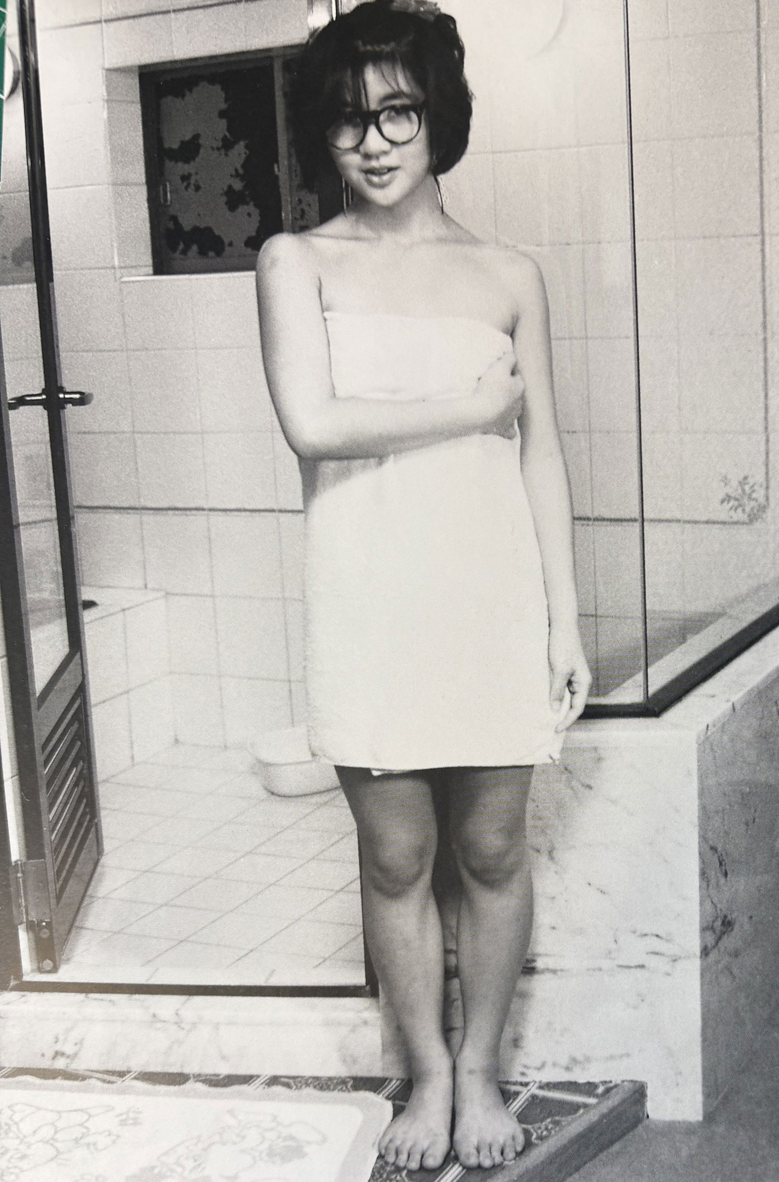 NOBUYOSHI ARAKI NUDE WOMAN PHOTO LITHO: Nobuyoshi Araki Nude Woman Photo Litho mounted to same size board measuring at 4.5x7.5 inches