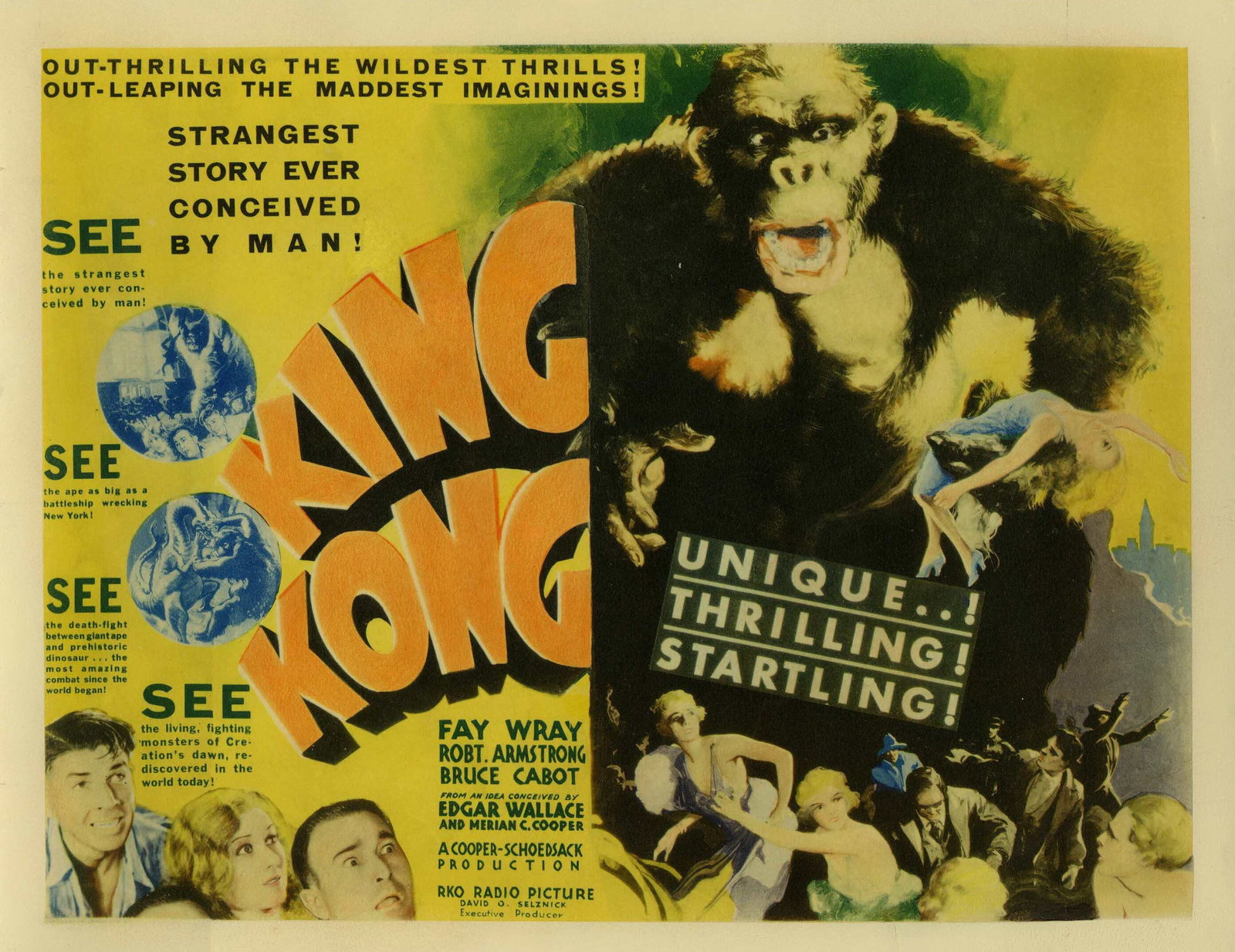 KING KONG RKO LOBBY CARD PRINT (1 of 1)
