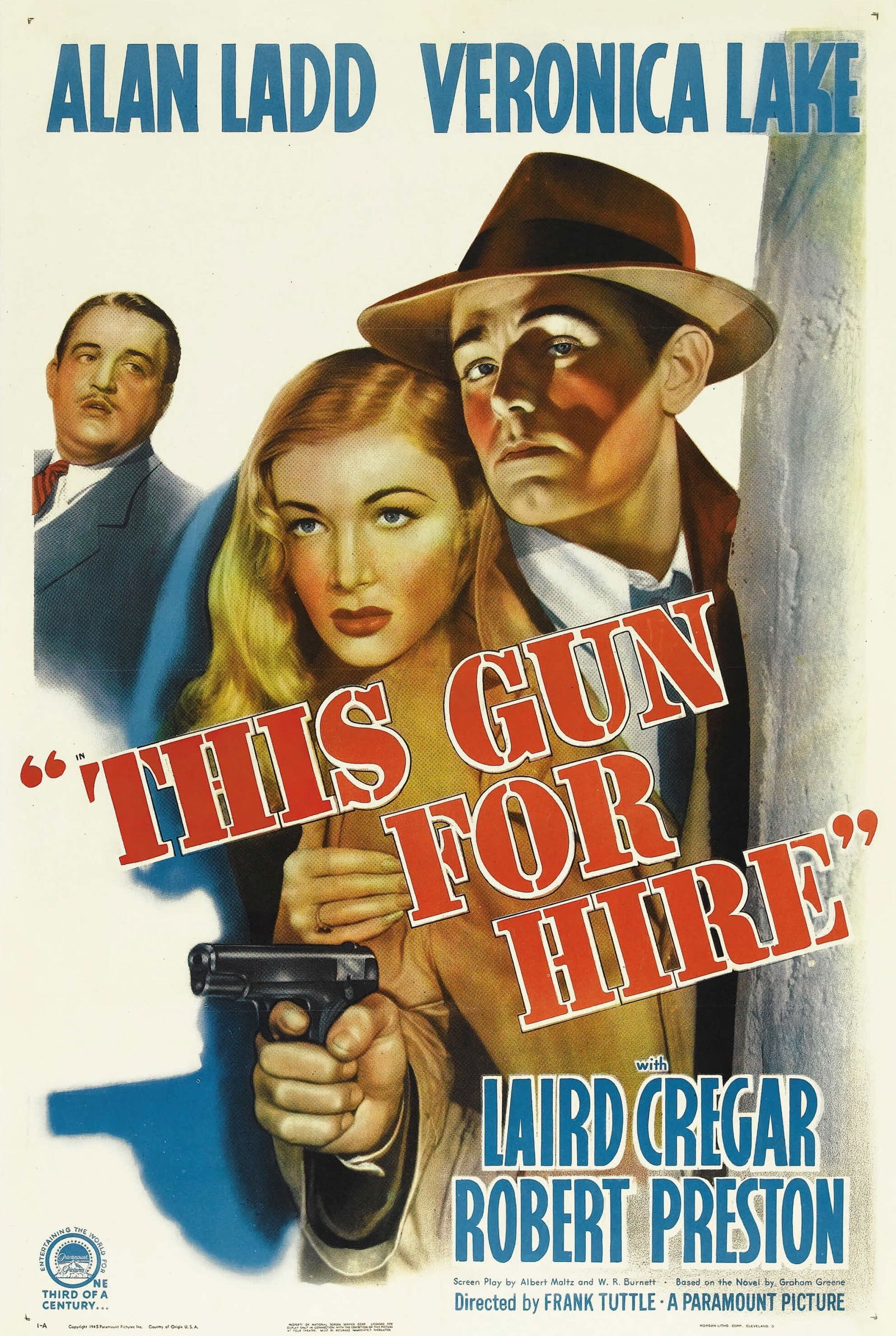 THIS GUN FOR HIRE POSTER PRINT (1 of 1)