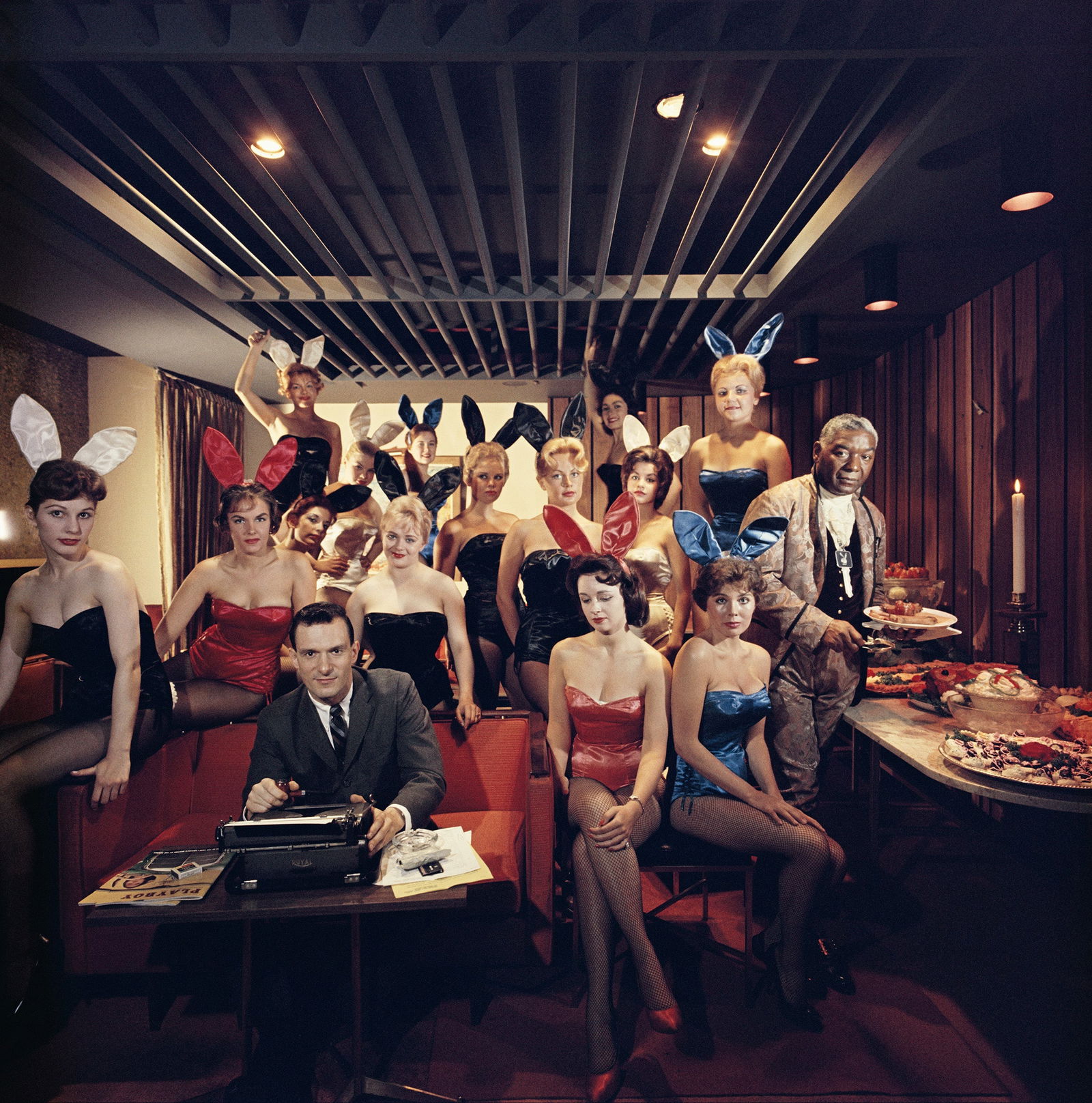 SLIM AARONS MANS WORK PRINT: Slim Aarons Mans work print measuring at 24x24 inches