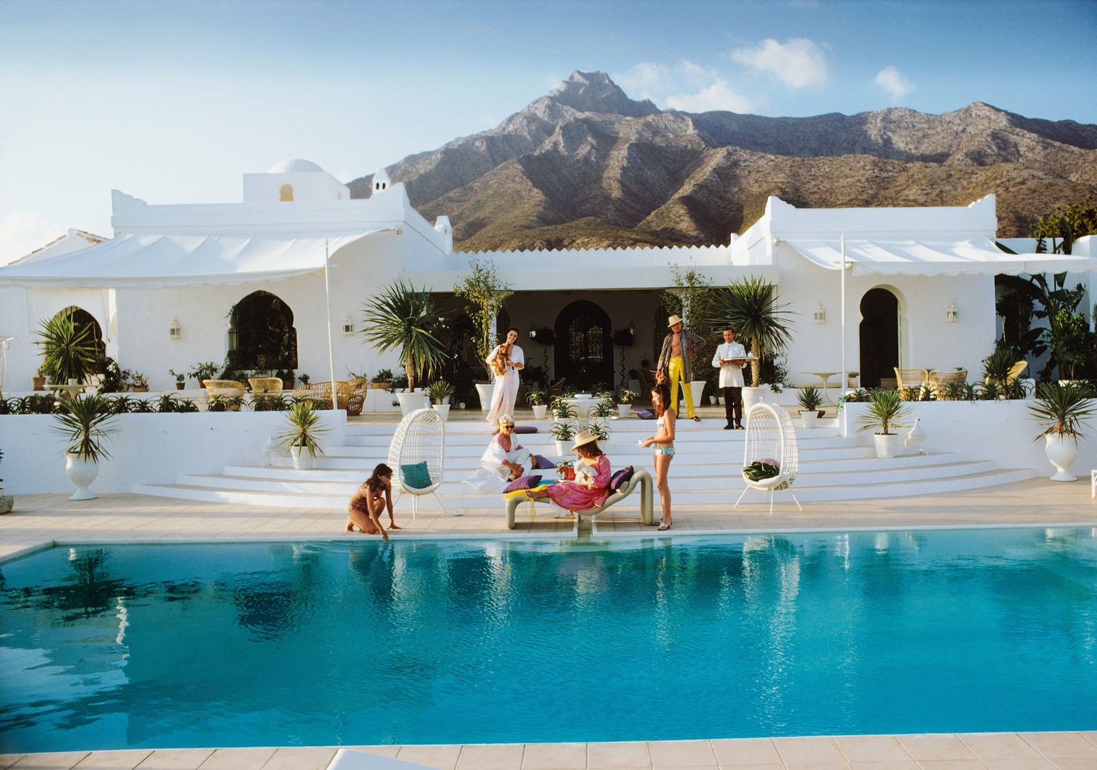 SLIM AARONS POOL AT EL VENEROL PRINT (1 of 1)