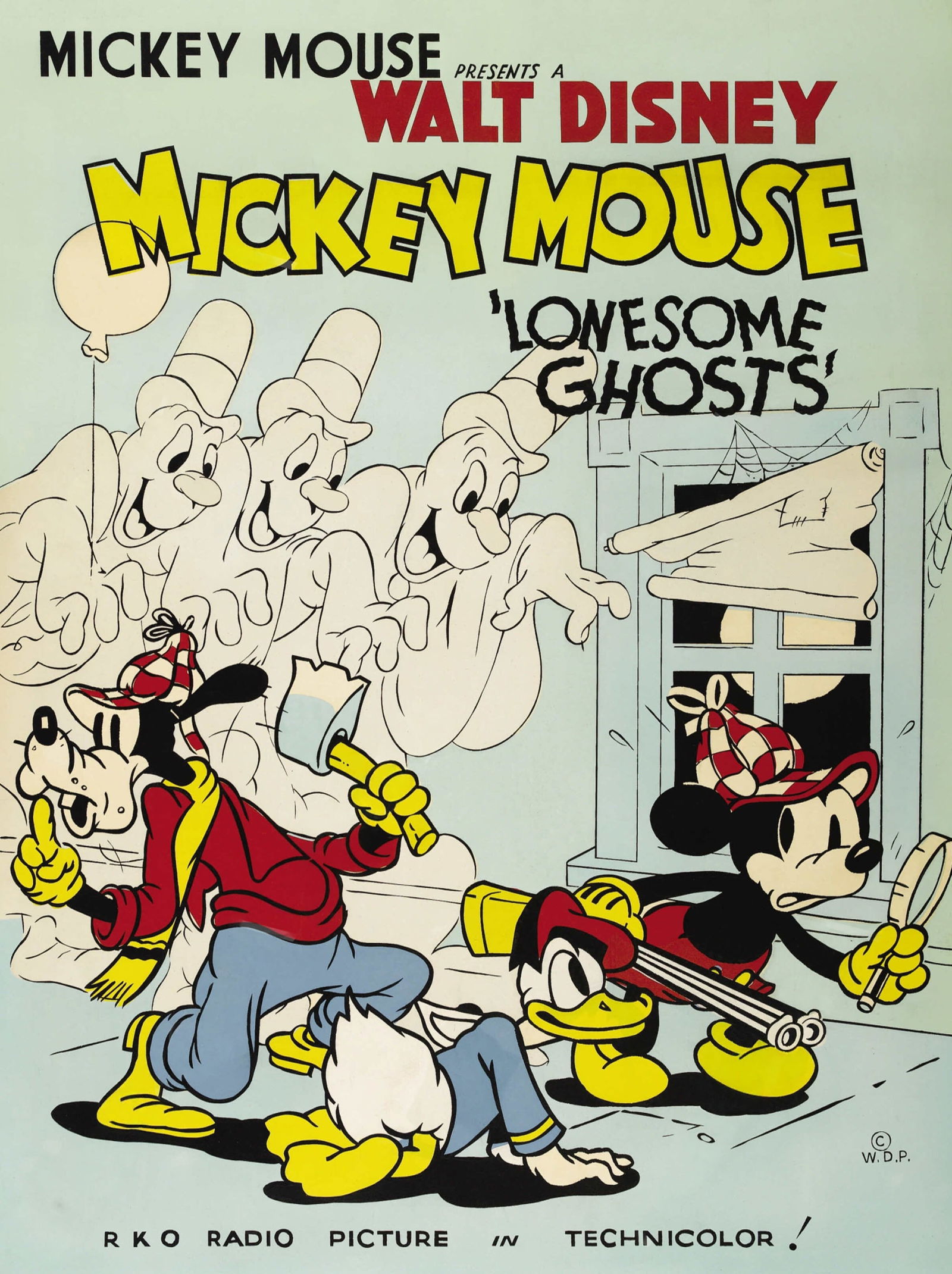 DISNEY LONESOME GHOSTS POSTER PRINT (1 of 1)