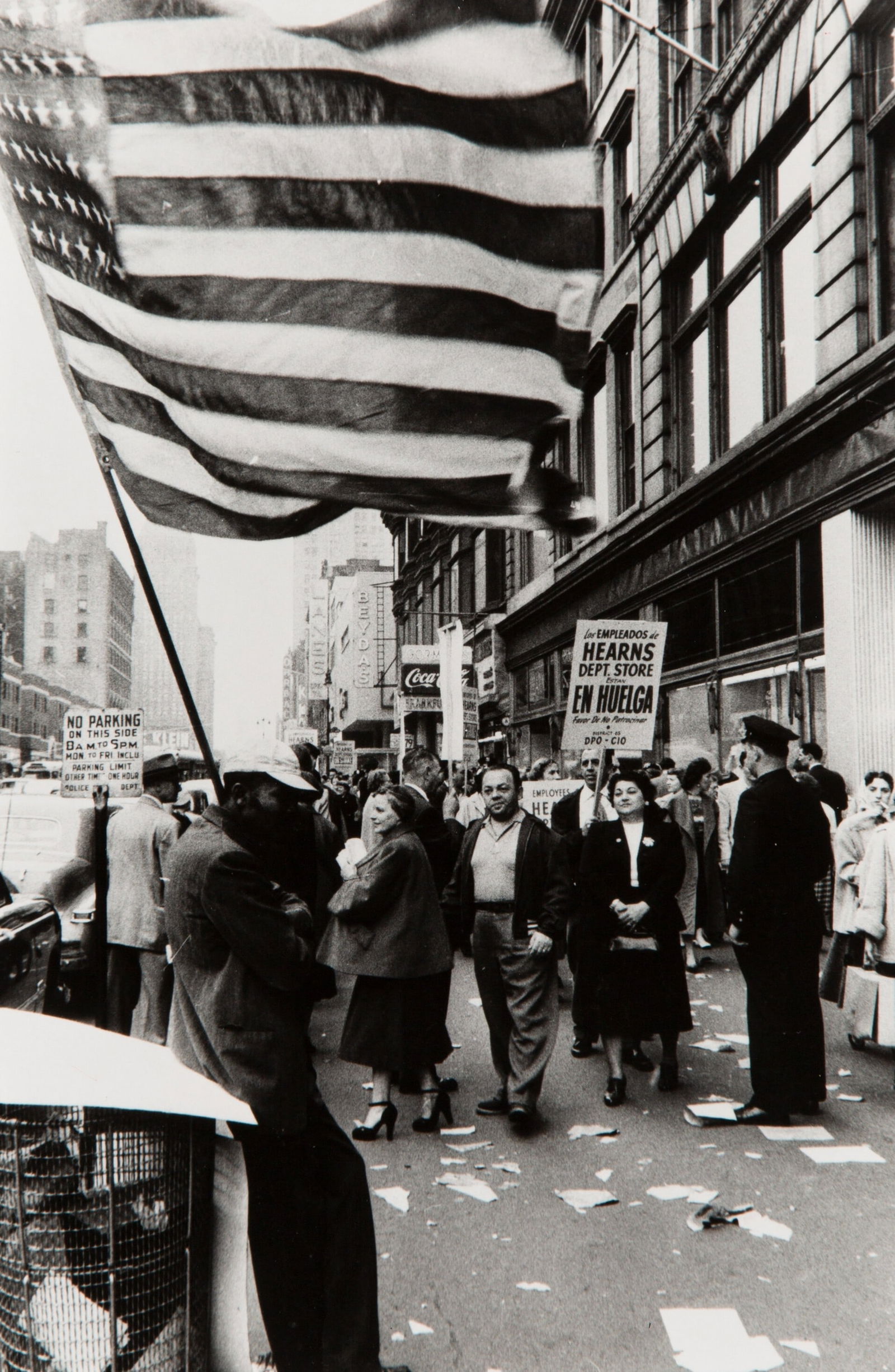 ROBERT FRANK STRIKE IN NEW YORK PRINT (1 of 1)