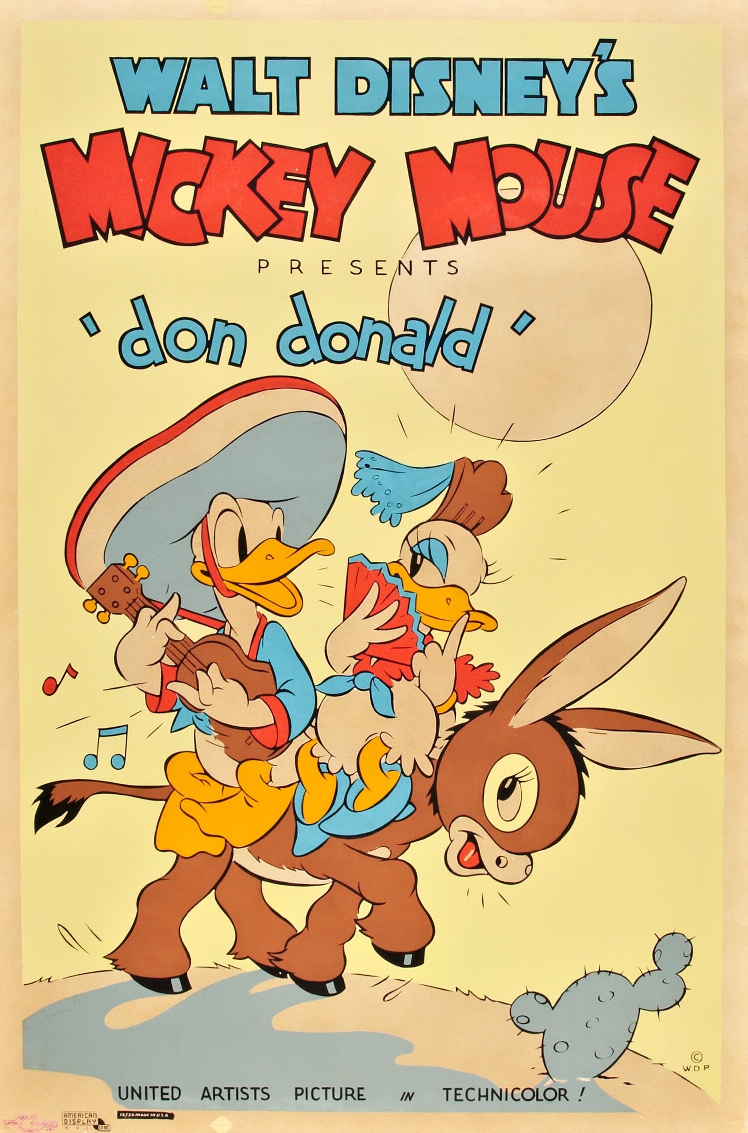 DONALD DUCK POSTER PRINT (1 of 1)