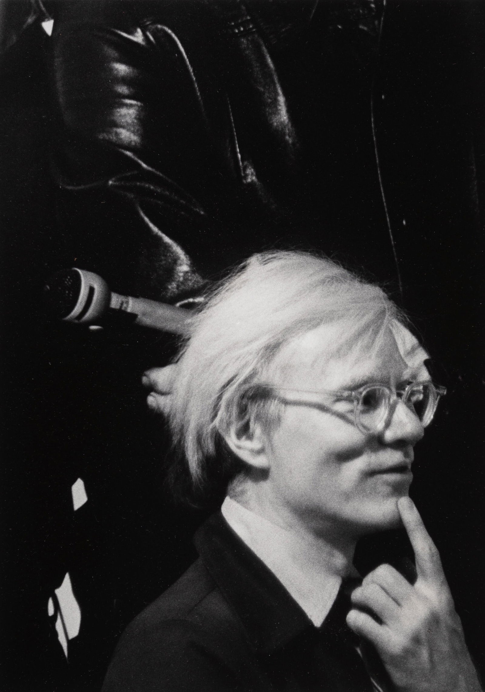 ANDY WARHOL AT RICHARD AVEDONS OPENING PRINT (1 of 1)