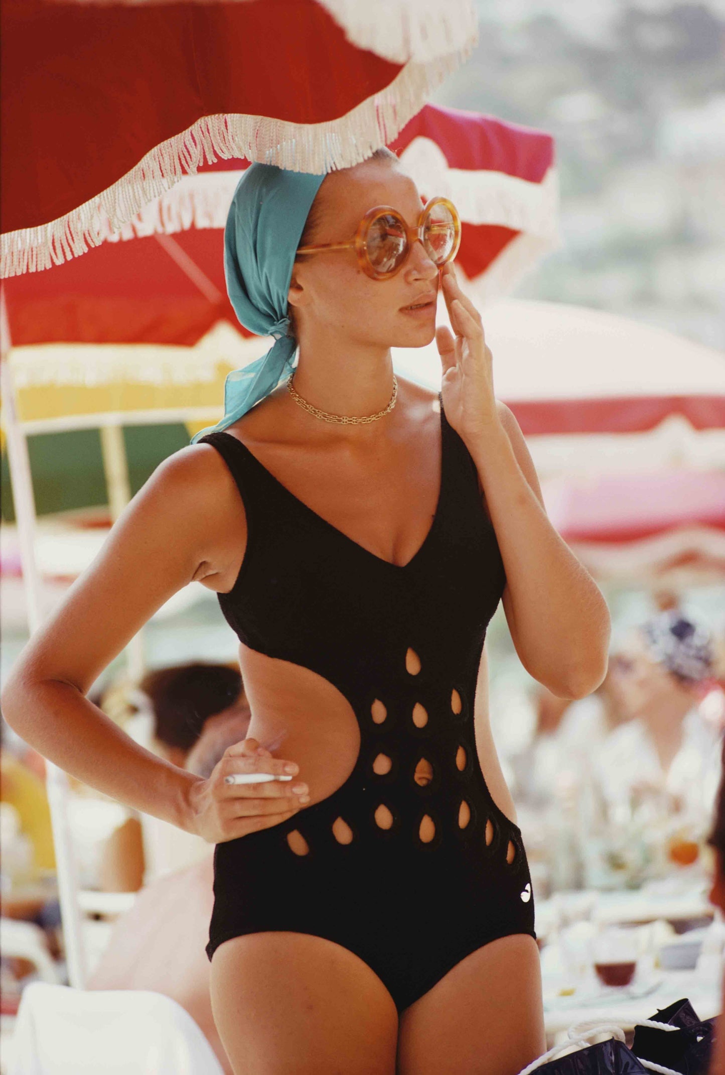 SLIM AARONS MONTE CARLO SWIMWEAR PRINT: Slim Aarons Monte Carlo Swimwear Print measuring at 20x30 inches