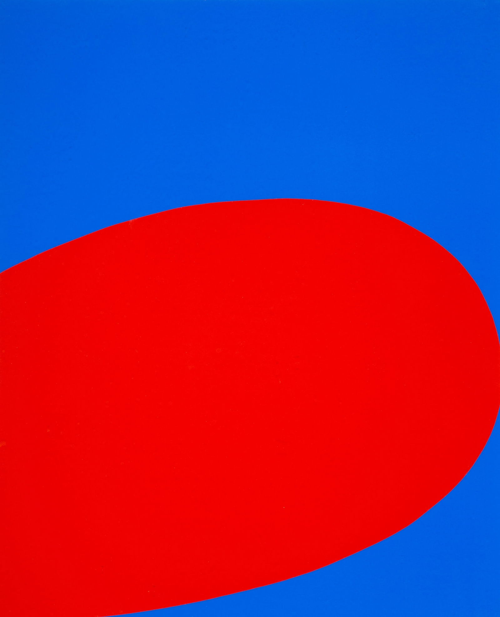 ELLSWORTH KELLY RED BLUE PRINT IN COLOR: Ellsworth kelly red blue print in colors measuring at 20x24 inches