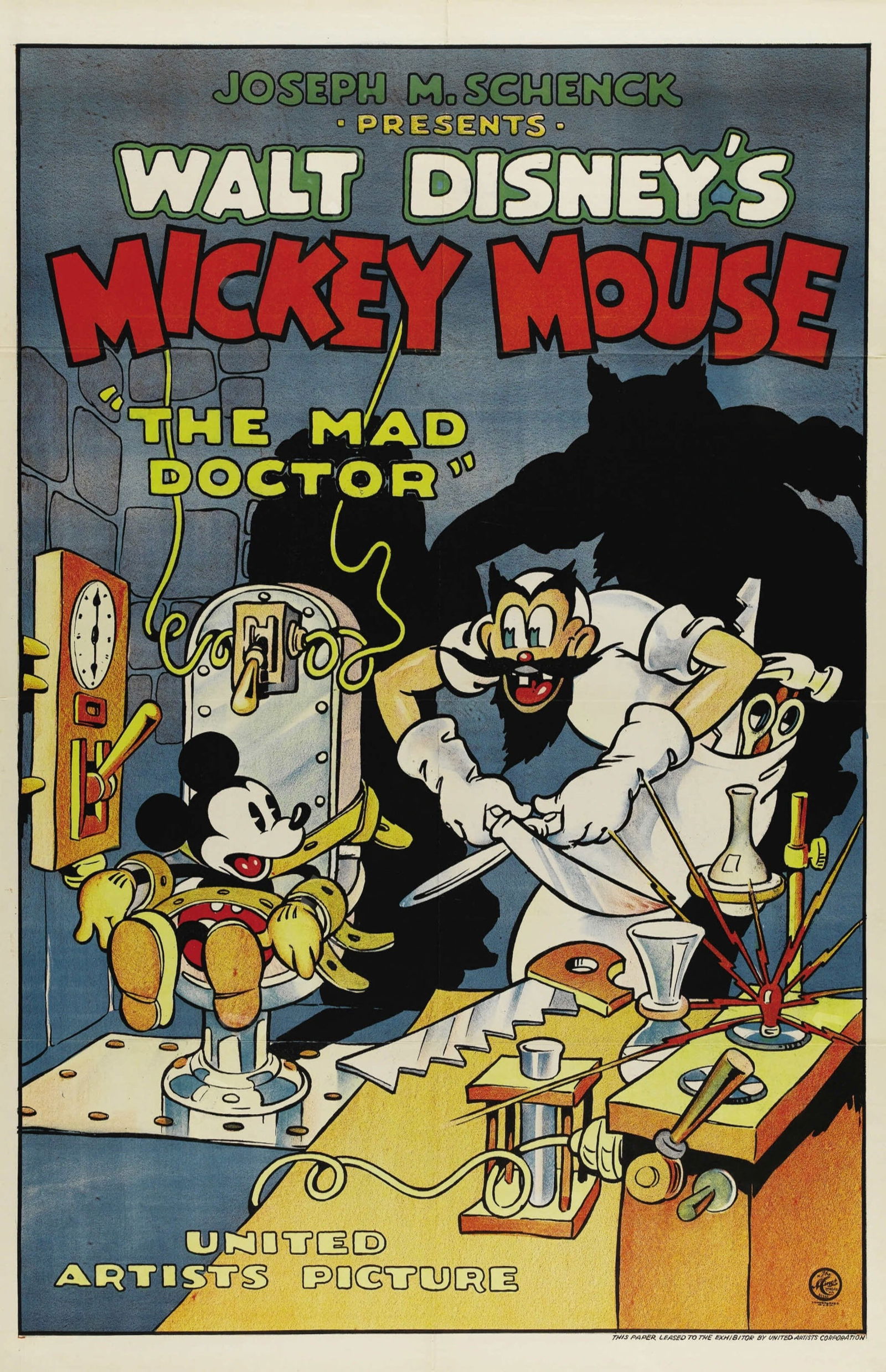 DISNEY THE MAD MICKEY POSTER PRINT (1 of 1)