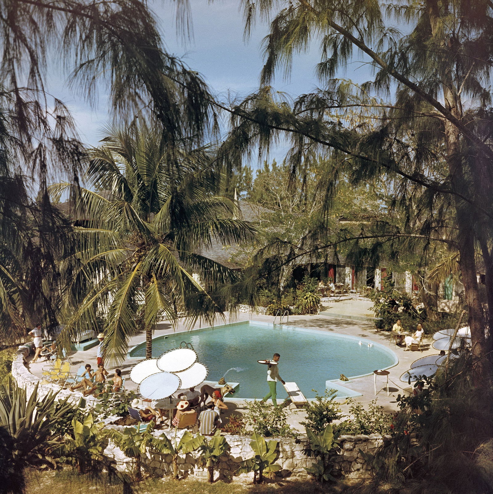 SLIM AARONS FRENCH LEAVE HOTEL PRINT (1 of 1)