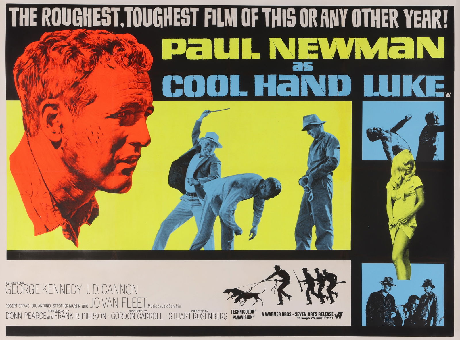COOL HAND LUKE UK QUAD POSTER PRINT (1 of 1)