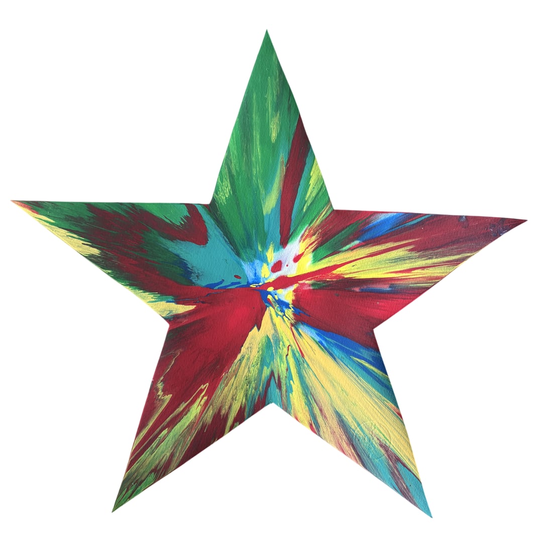 DAMIEN HIRST STAR PAINTING (1 of 4)