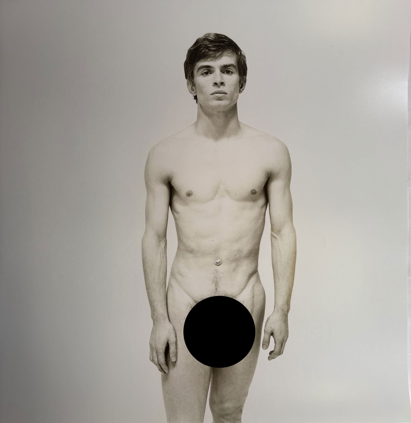RICHARD AVEDON RUDOLF NUREYEV PRINT: Richard Avedon Rudolf Nureyev Print measuring at 24x24 inches