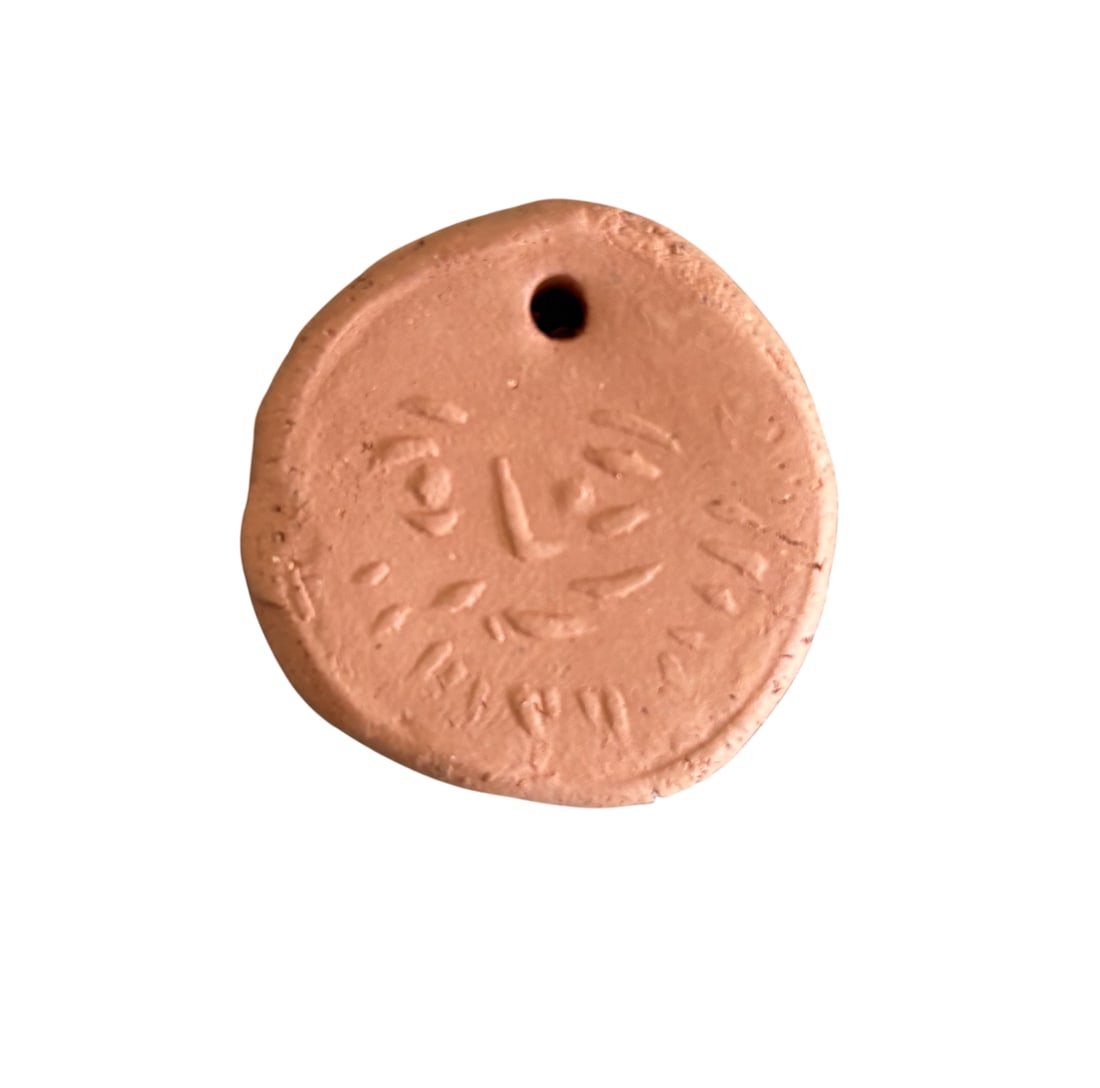 PICASSO MADOURA TERRACOTTA MEDALLION PENDANT (1 of 2)