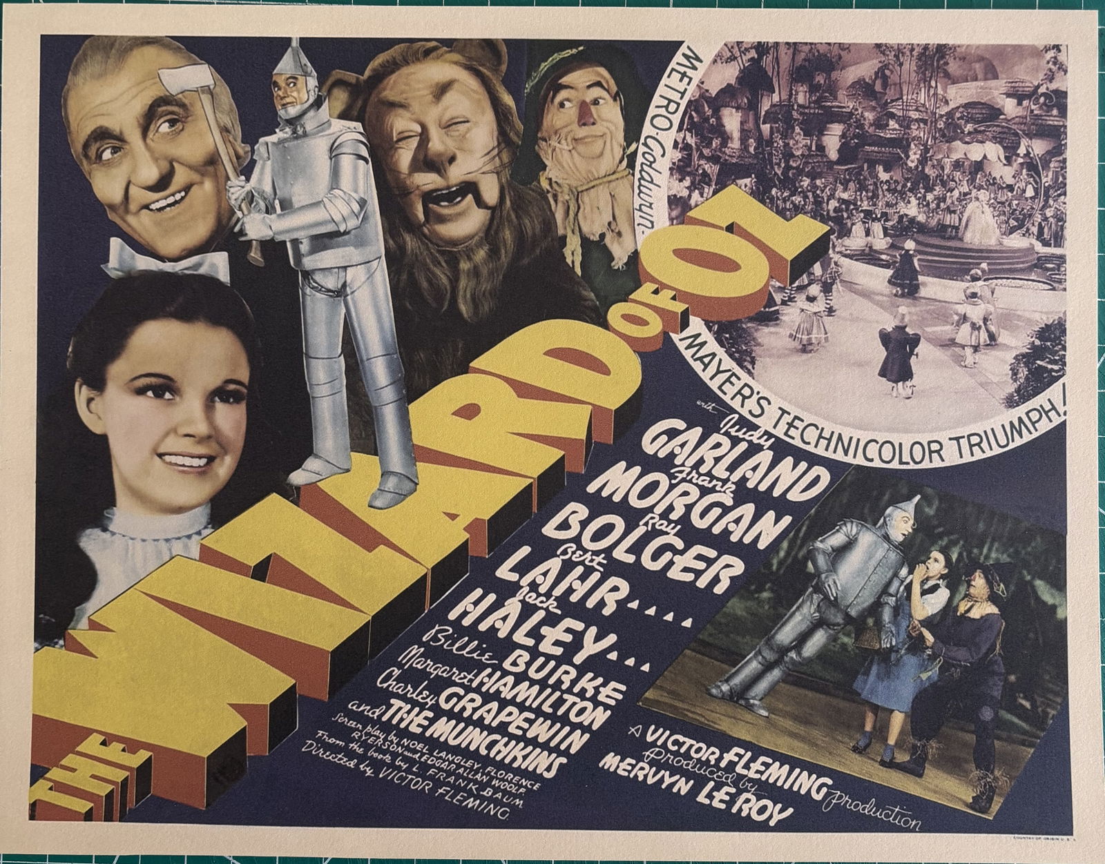 WIZARD OZ LOBBY CARD PRINT (1 of 1)