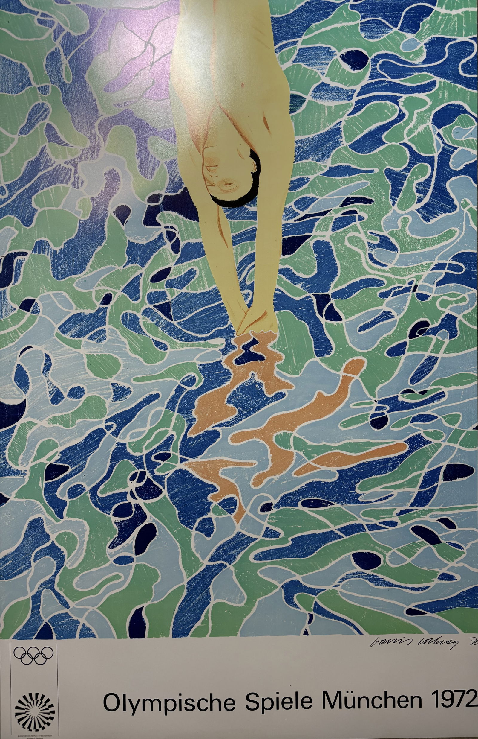 DAVID HOCKNEY OLYMPIC POSTER (1 of 1)