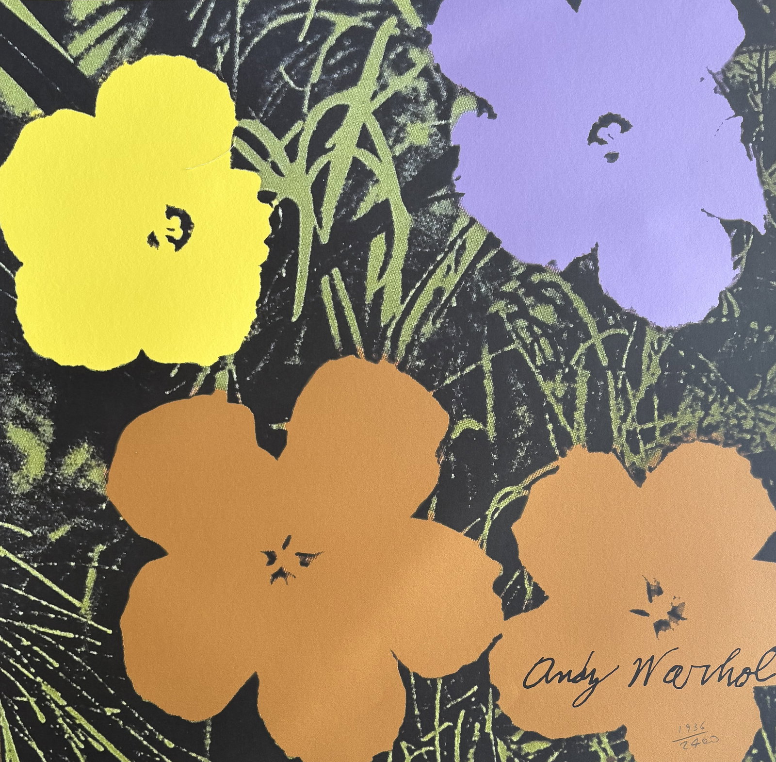 ANDY WARHOL FLOWERS LITHO (1 of 1)
