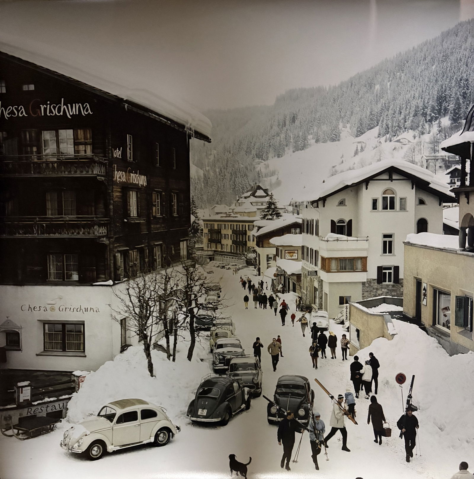 SLIM AARONS KLOSTERS PRINT (1 of 1)