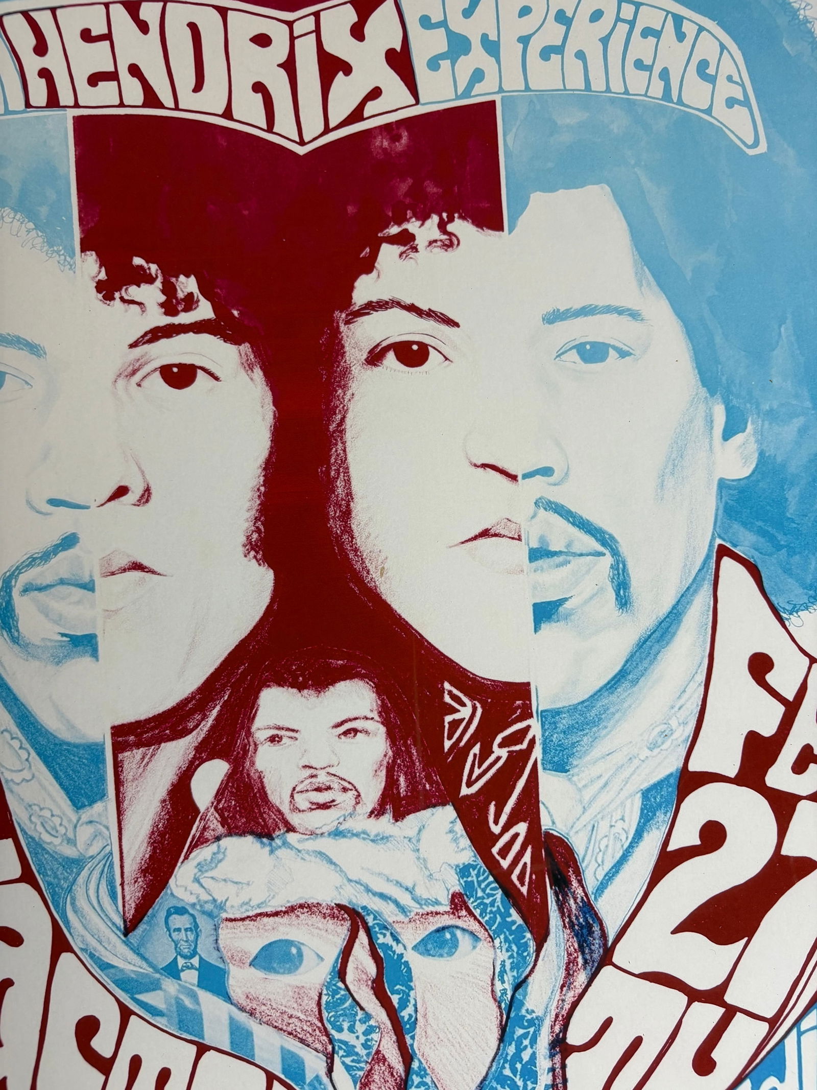 JIMI HENDRIX EXPERIENCE POSTER - 2