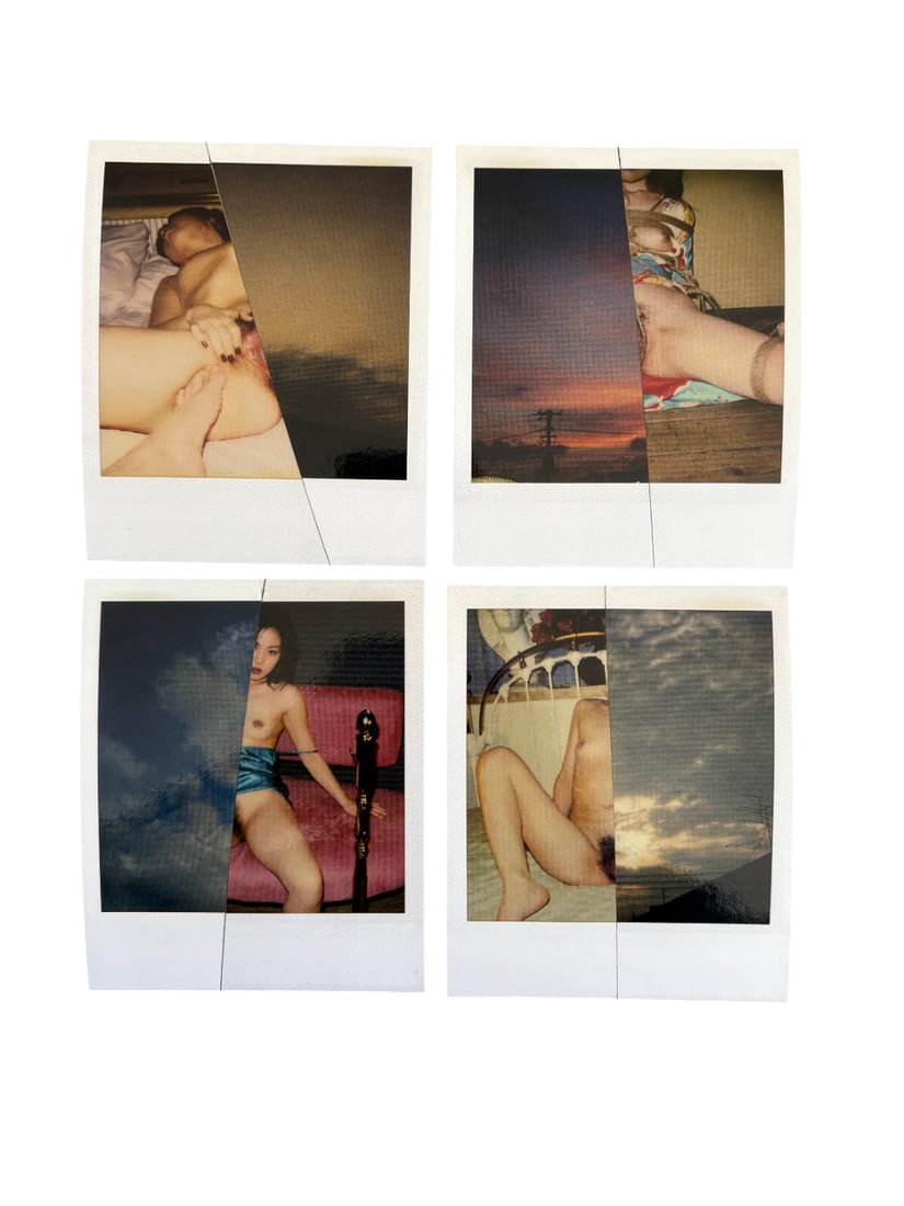 NOBUYOSHI ARAKI POLAROID C TYPE PRINTS: Nobuyoshi Araki Polaroid C Type Prints each measuring at 3.5x4.25 inches