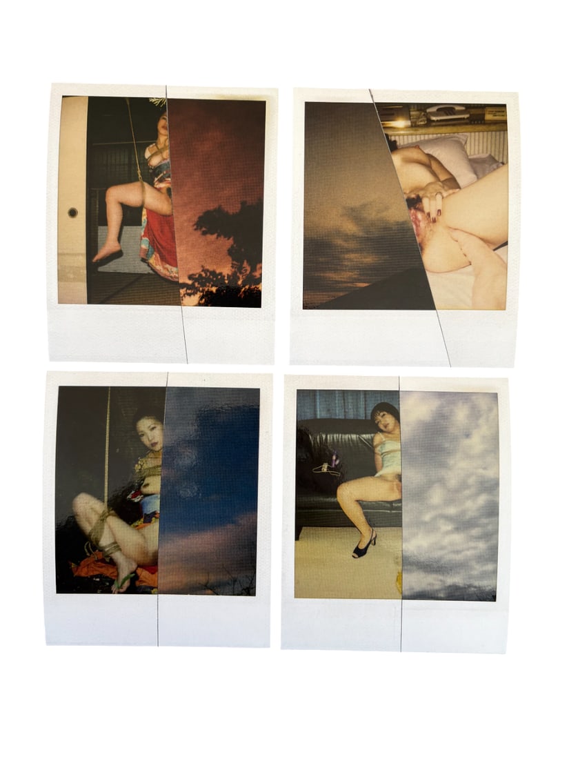 NOBUYOSHI ARAKI POLAROID C TYPE PRINTS: Nobuyoshi Araki Polaroid C Type Prints each measuring at 3.5x4.25 inches