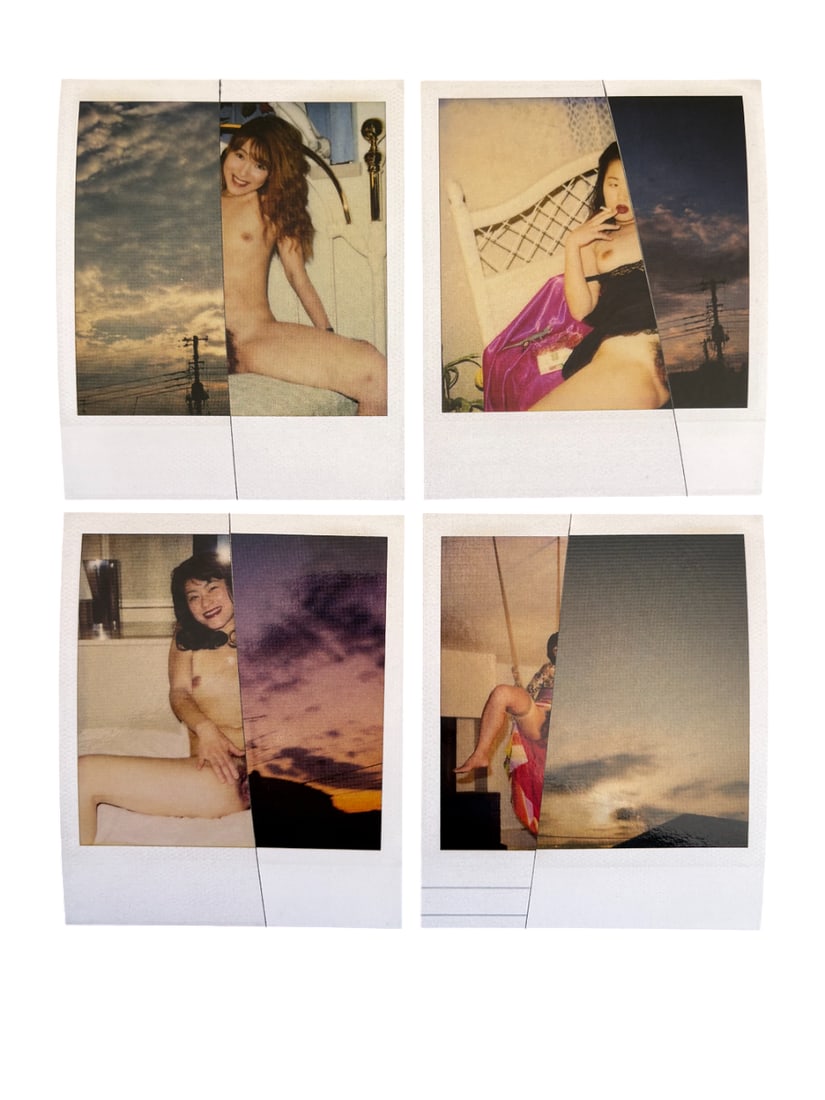 NOBUYOSHI ARAKI POLAROID C TYPE PRINTS: Nobuyoshi Araki Polaroid C Type Prints each measuring at 3.5x4.25 inches