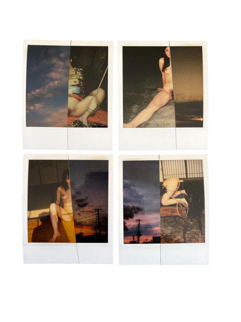 NOBUYOSHI ARAKI POLAROID C TYPE PRINTS: Nobuyoshi Araki Polaroid C Type Prints each measuring at 3.5x4.25 inches